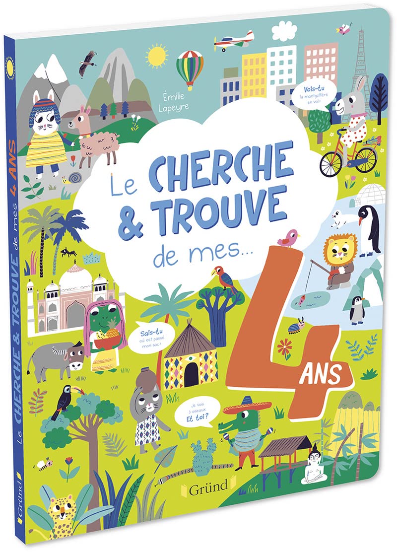Cherche-et-trouve de mes 4 ans – Album tout-carton – À partir de 4 ans 9782324029998