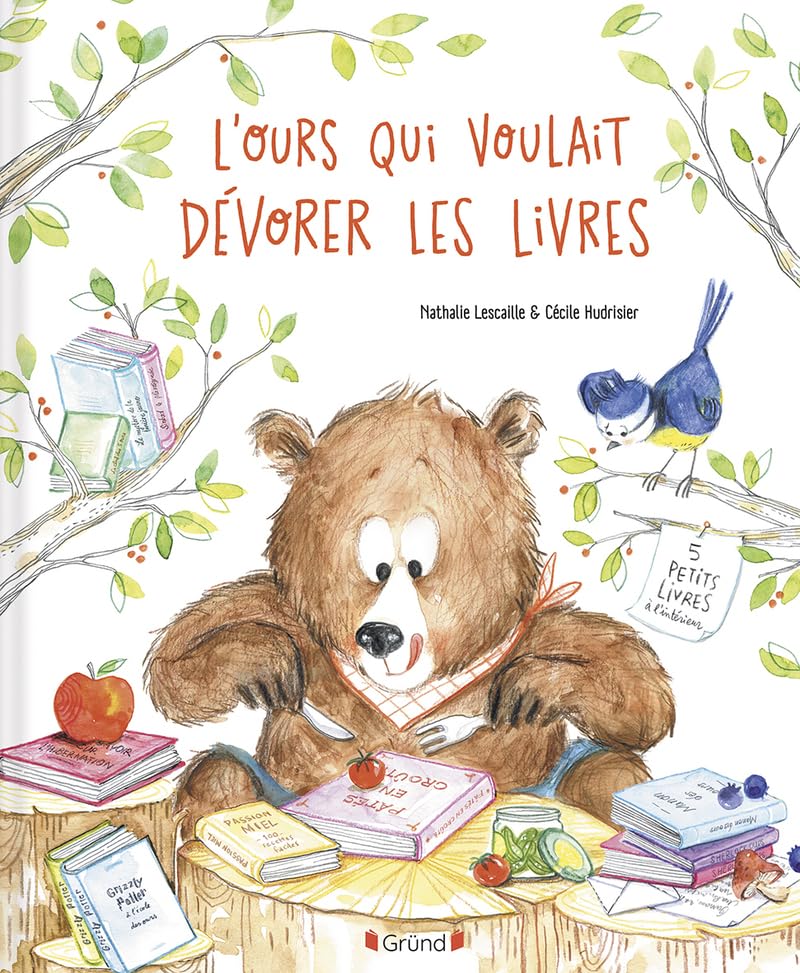 L'ours qui voulait dévorer les livres – Album jeunesse – Dès 3 ans 9782324037542