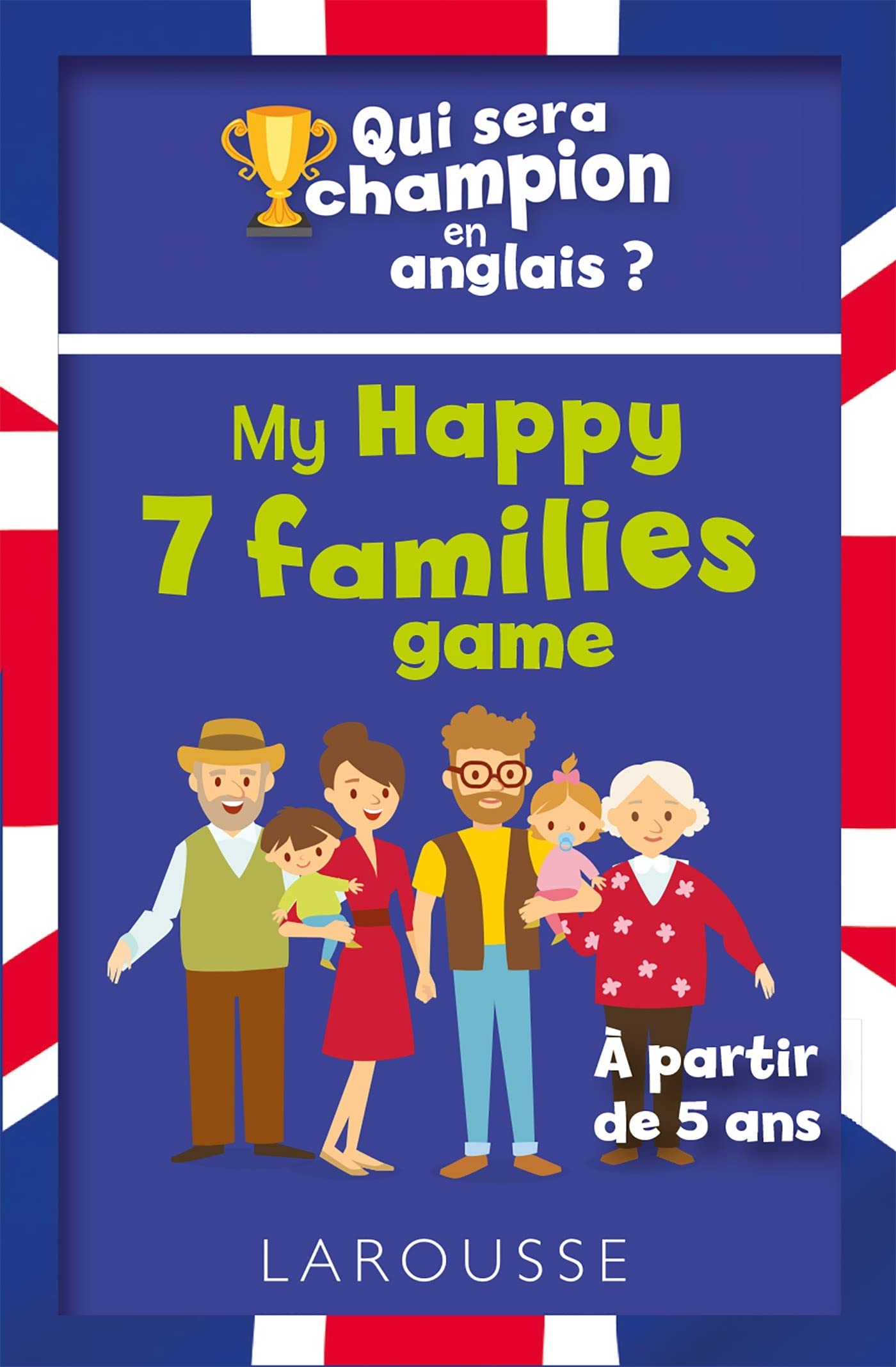 Qui sera le champion en anglais ? My Happy 7 families game 9782036027589