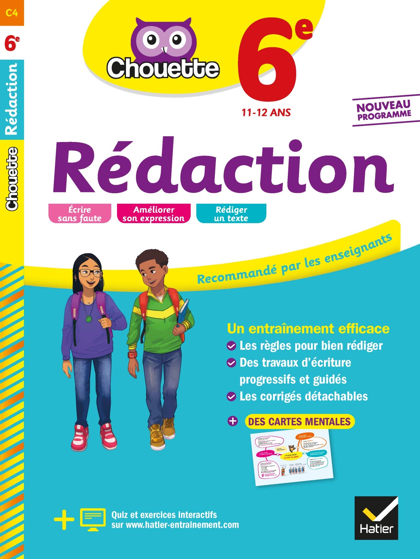 Rédaction 6e: cahier d'entraînement en rédaction 9782401051164
