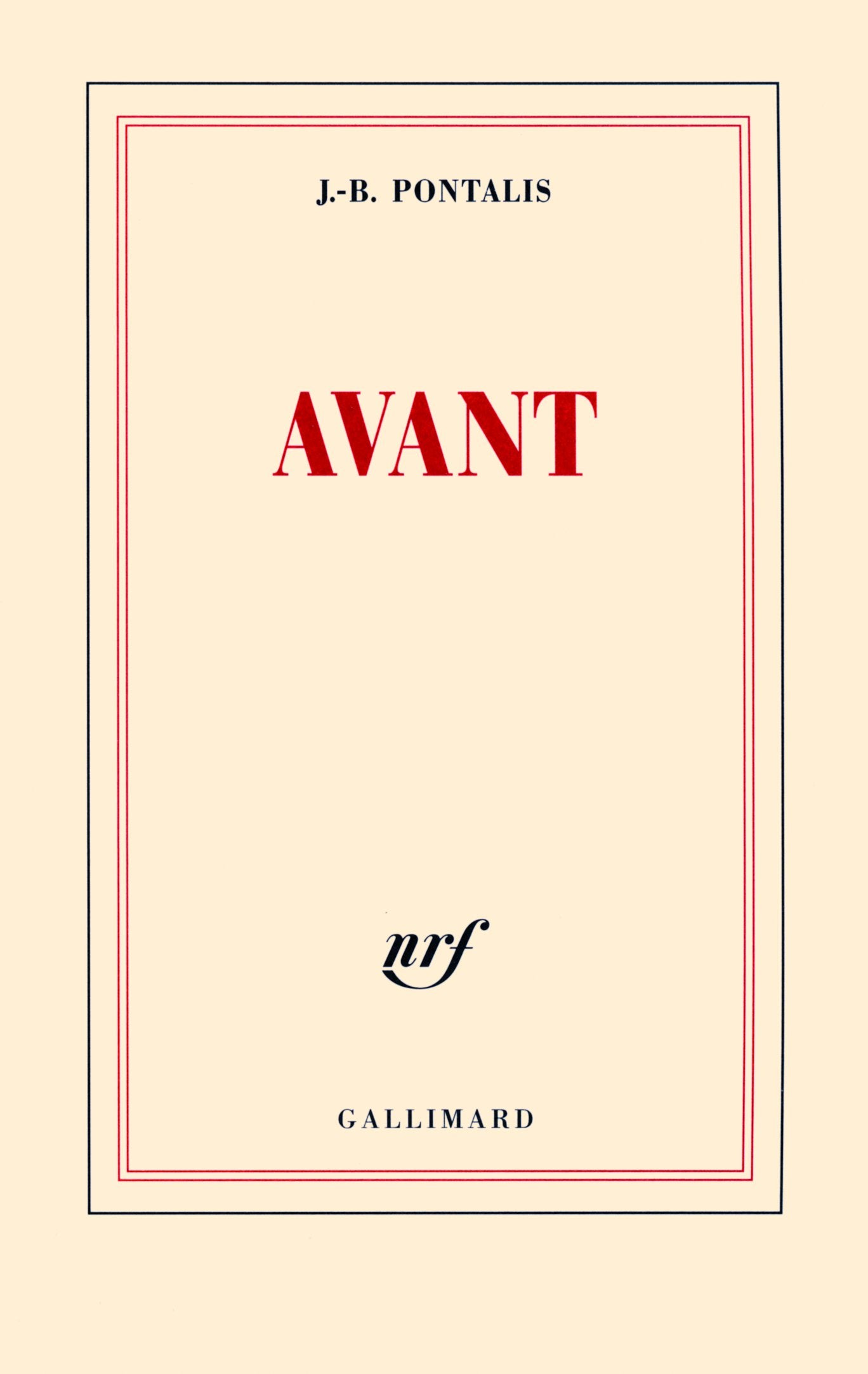 Avant 9782070136858
