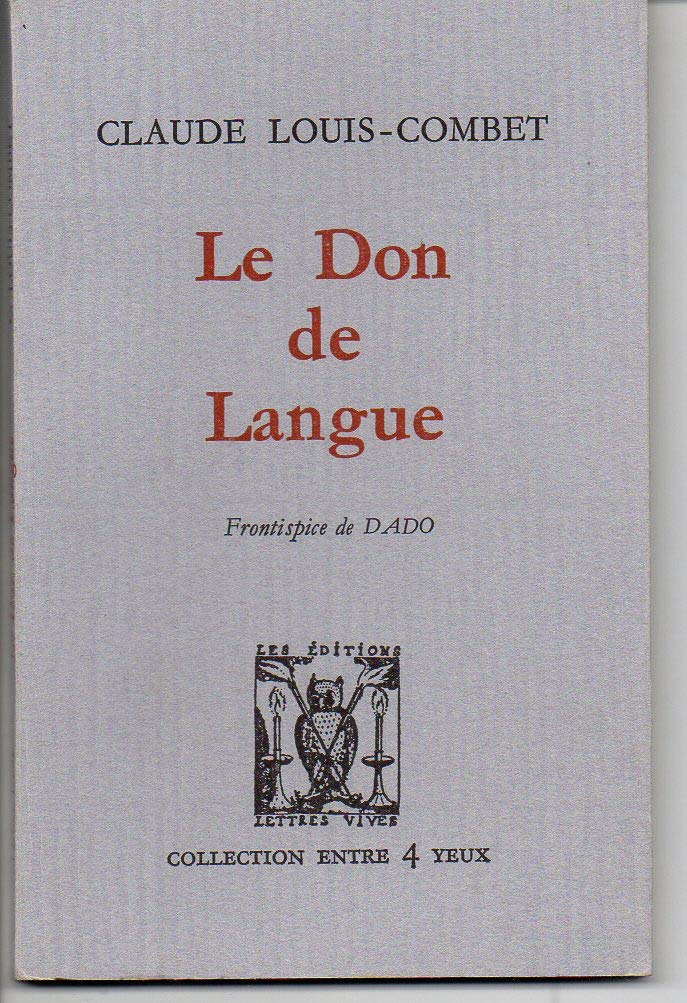 Le don de langue 9782903721497