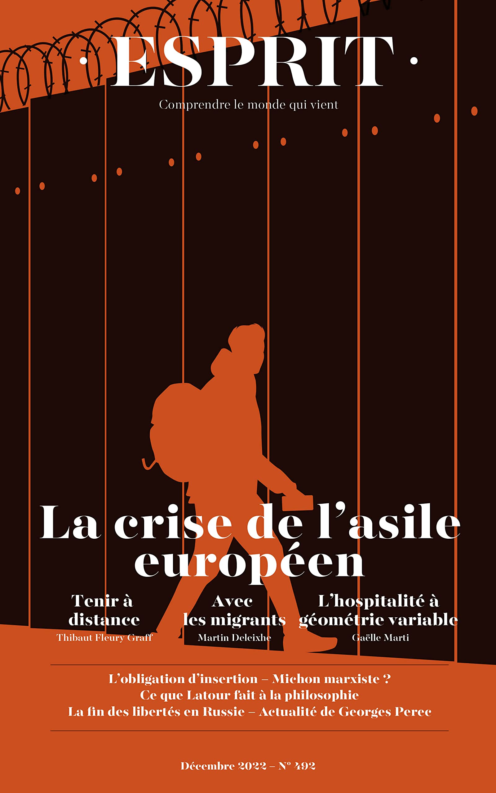 Esprit - La crise de l'asile européen: Décembre 2022 9782372342353