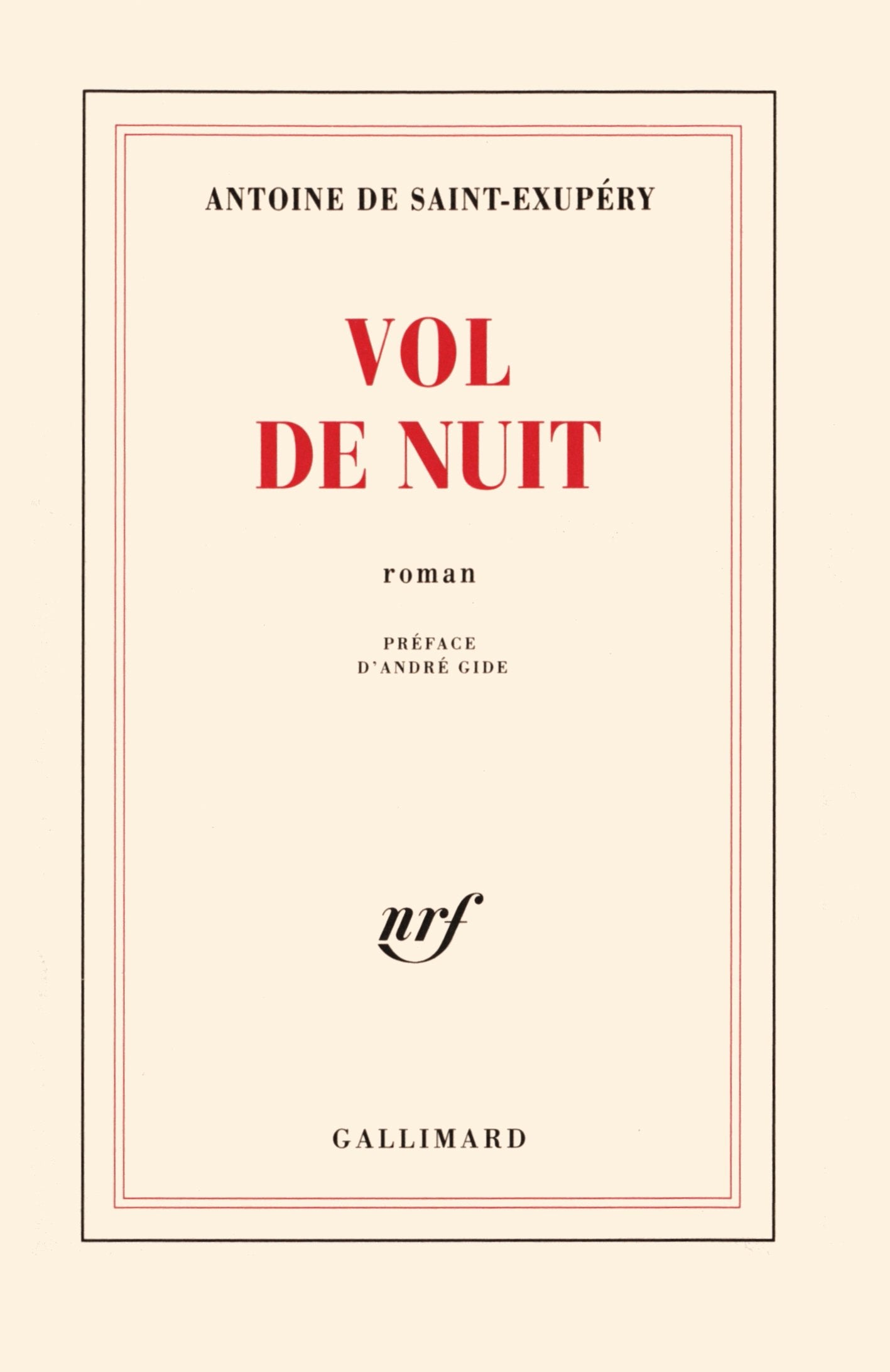 Vol de nuit 9782070256587