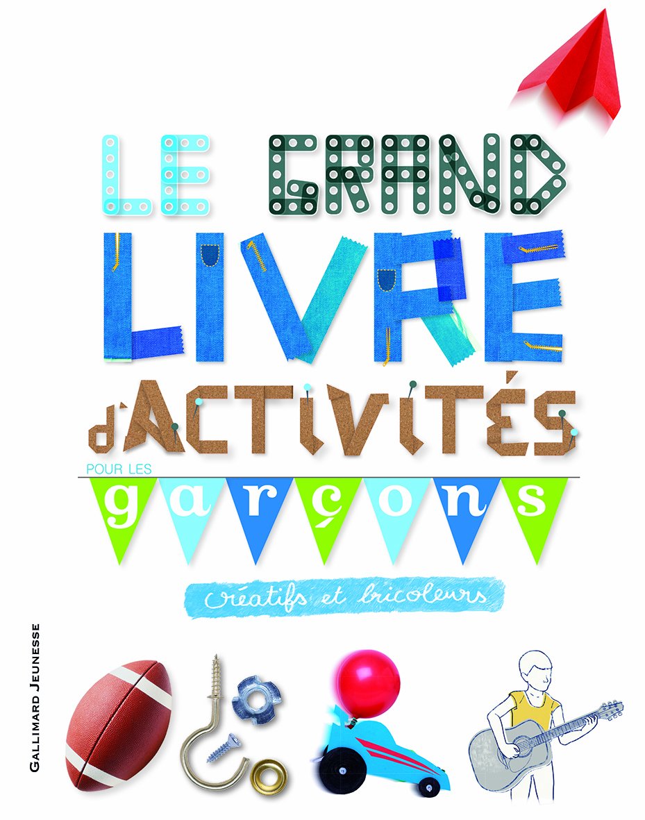 Le grand livre d'activités pour les garçons créatifs et bricoleurs 9782070657056