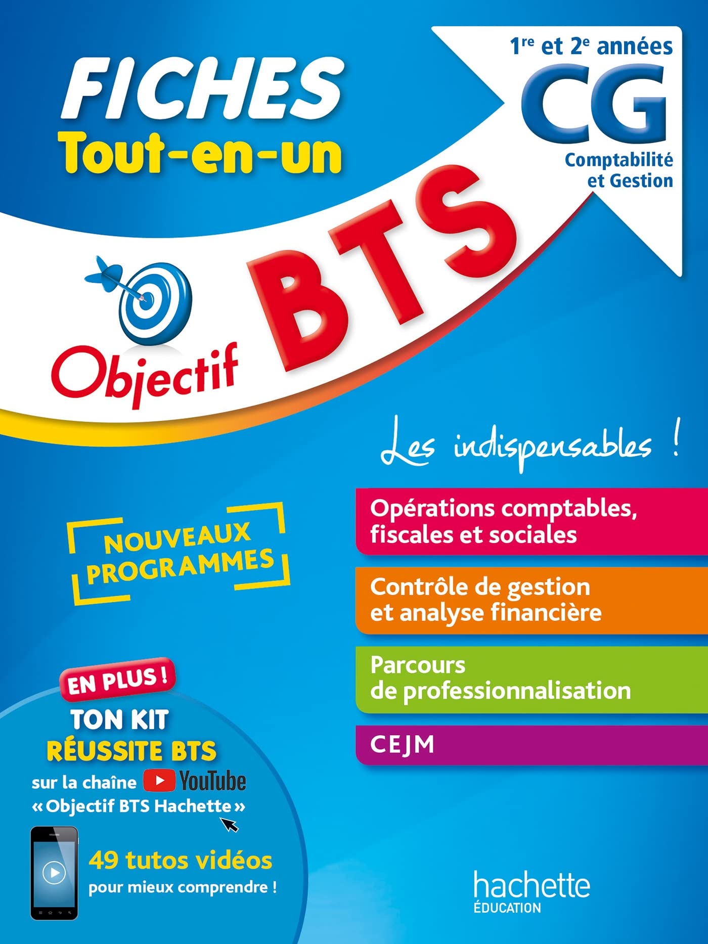 Objectif BTS CG - Fiches Tout-en-un 9782017181996