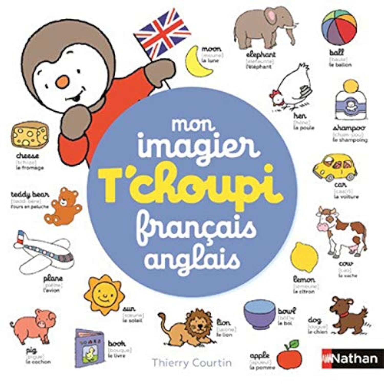 Mon imagier T'choupi français anglais - Dès 2 ans 9782092575581