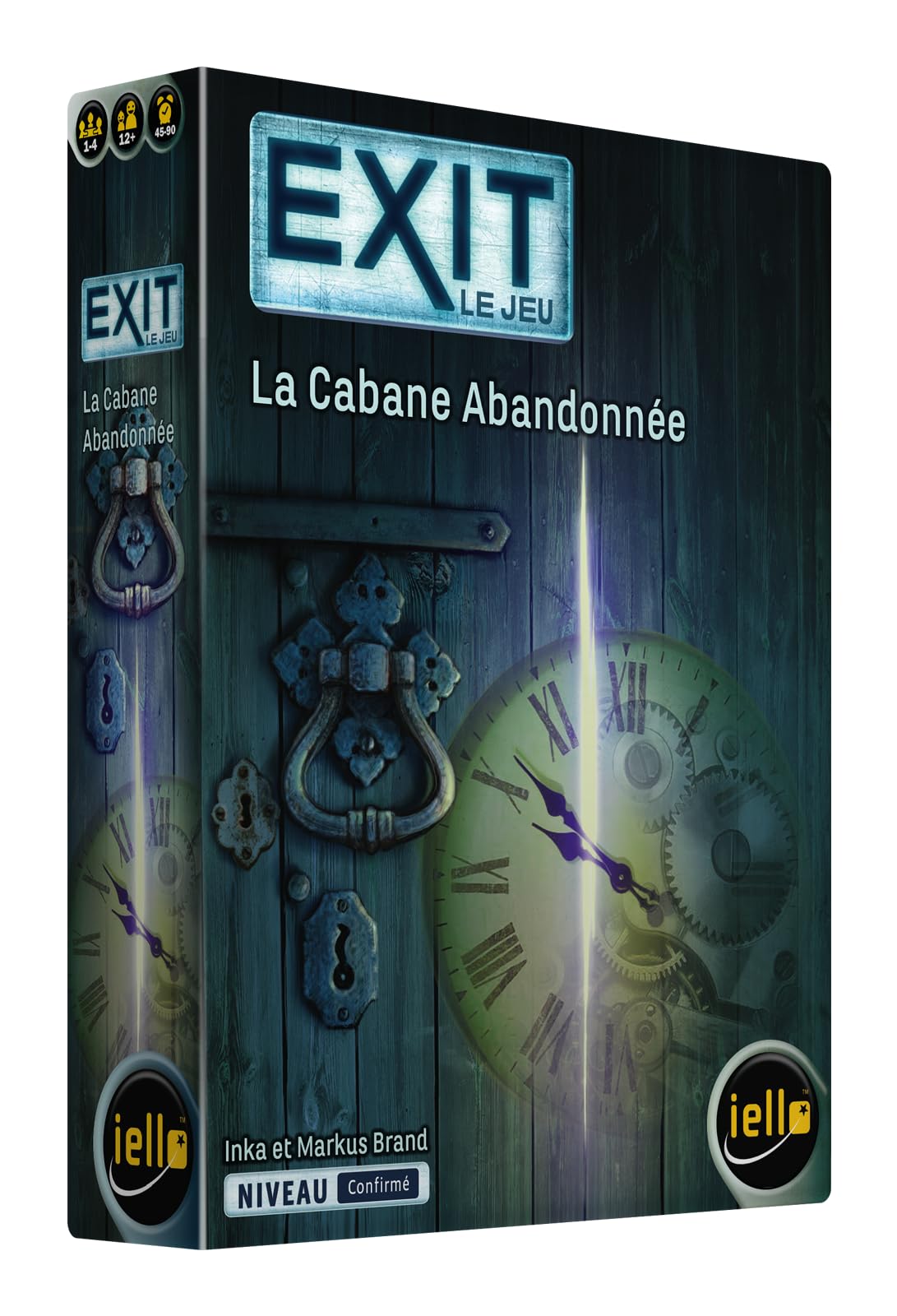 IELLO EXIT : La Cabane Abandonnée – Version Française – Jeu d’Escape Game coopératif – Niveau Confirmé – 12+ | 1–4 Joueurs | 45–90 Min 3760175514395