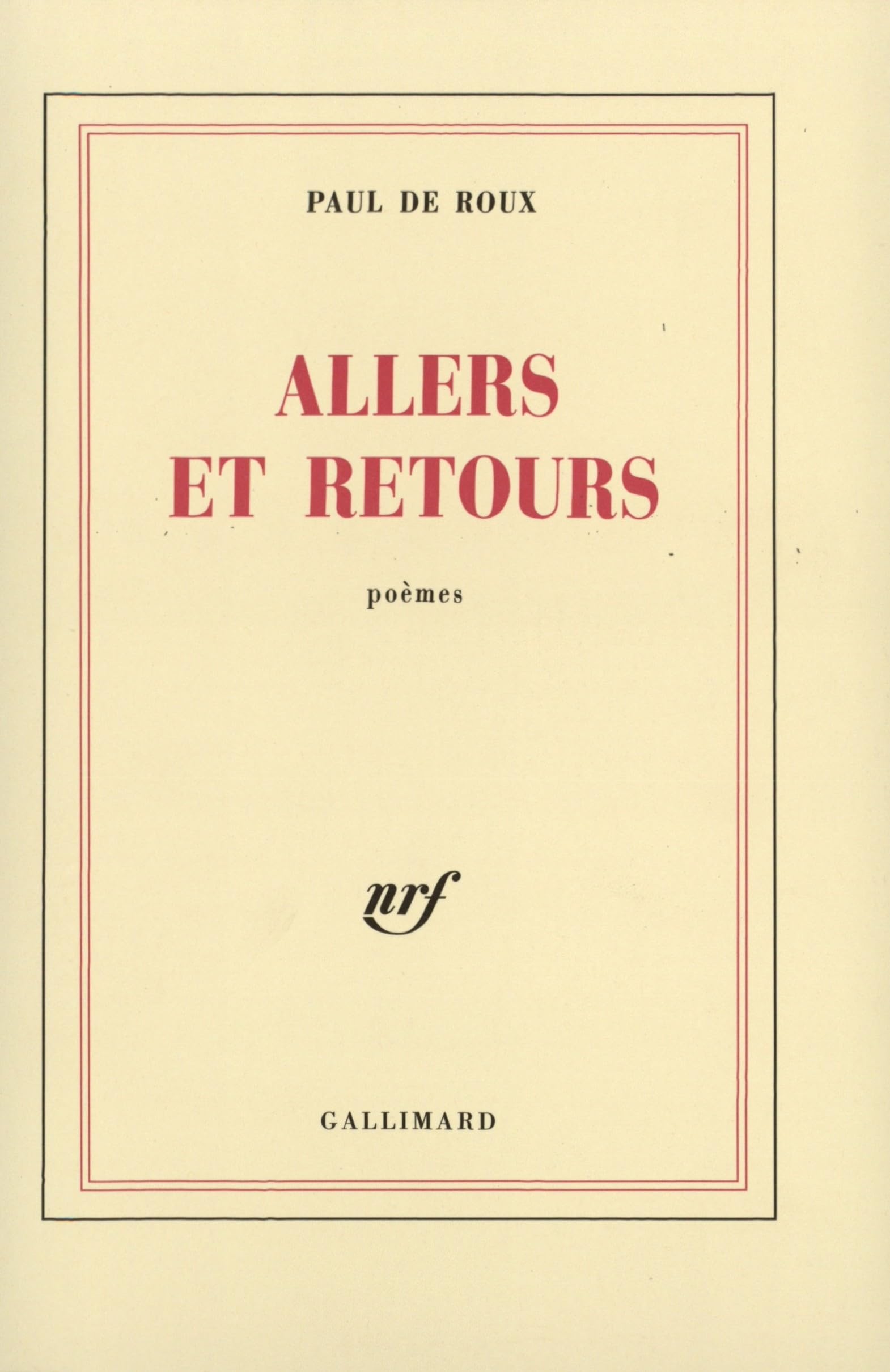 Allers et retours 9782070766154