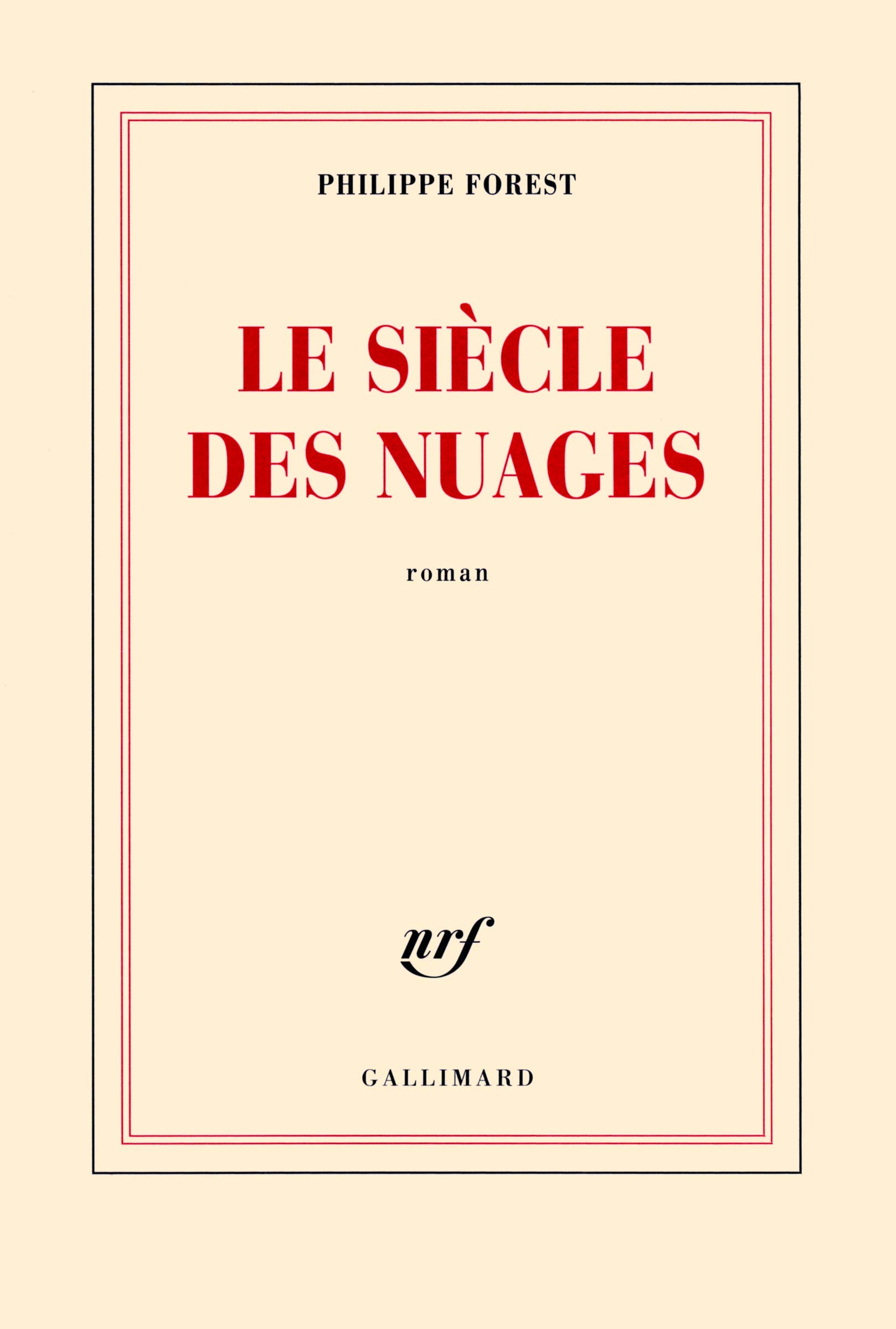Le siècle des nuages 9782070129867