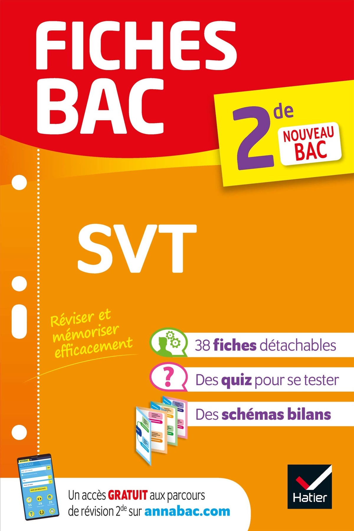 Fiches bac - SVT 2de: tout le programme en fiches de révision détachables 9782401052598