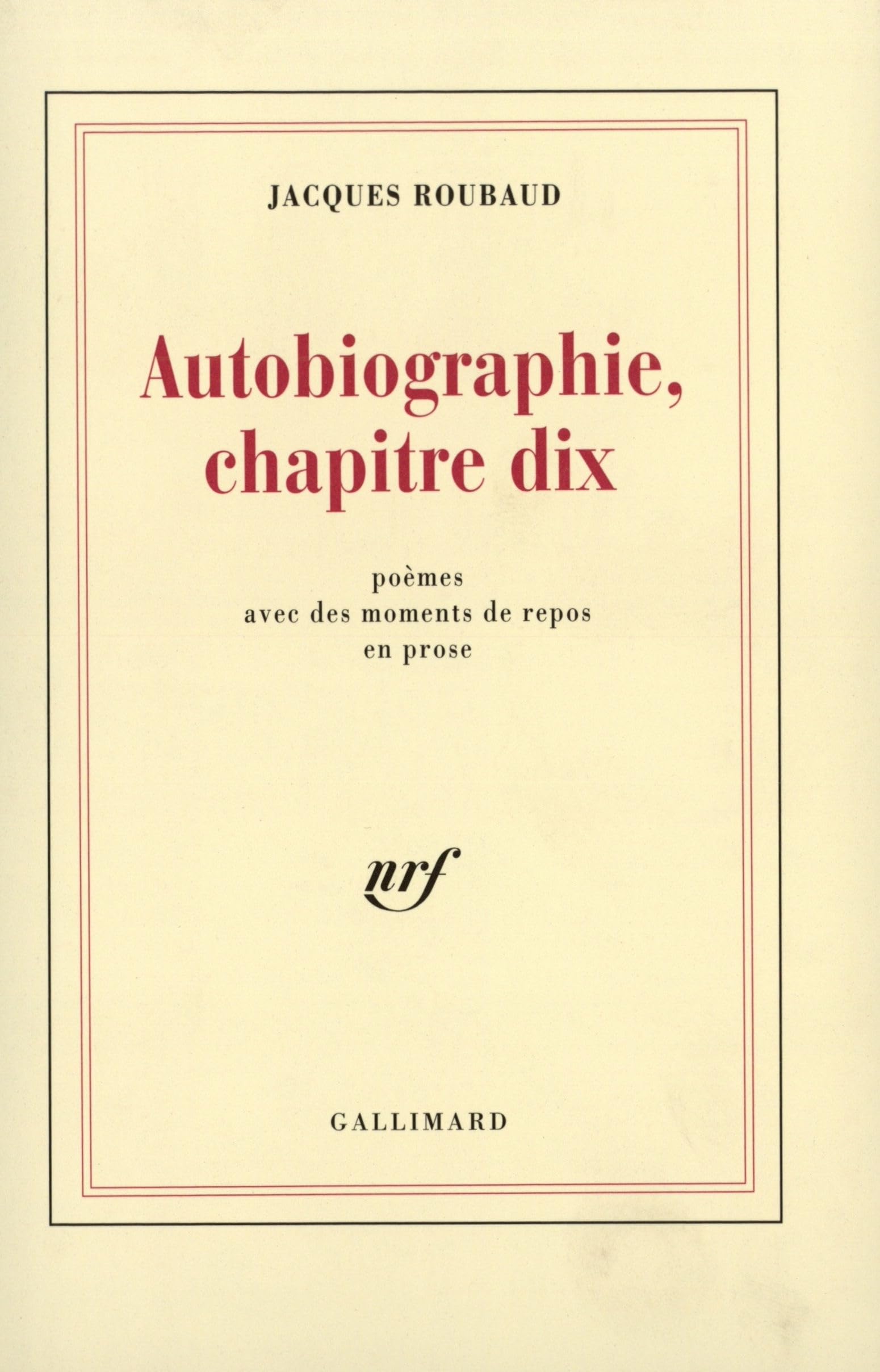 Autobiographie, chapitre 10 9782070296682