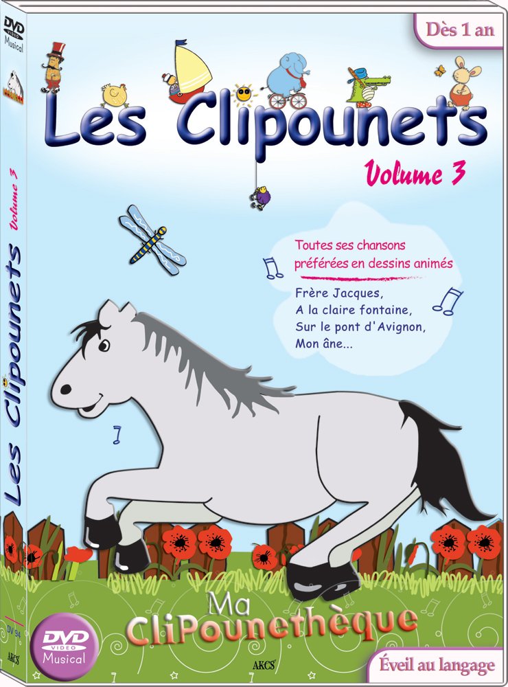 Ma Clipounethèque : Les clipounets/Vol.3 3506420000554
