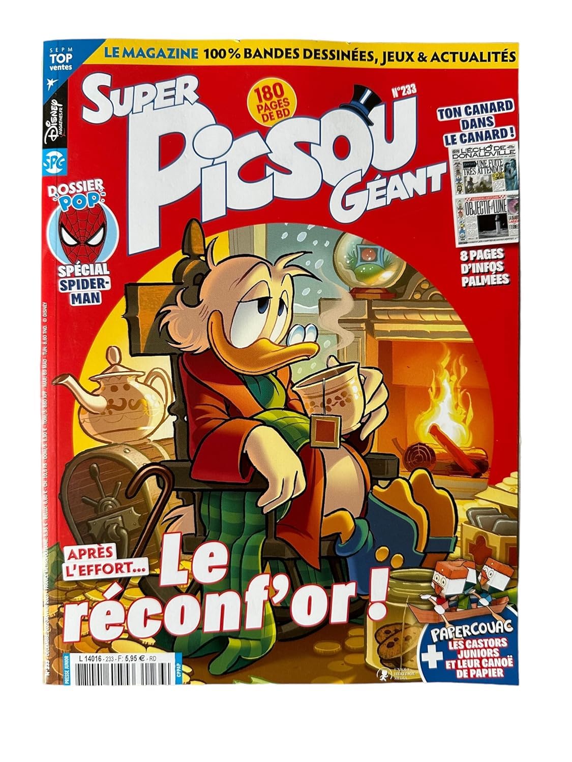 Super Picsou Géant Numéro 233 : Après l'effort... Le réconf'or! 