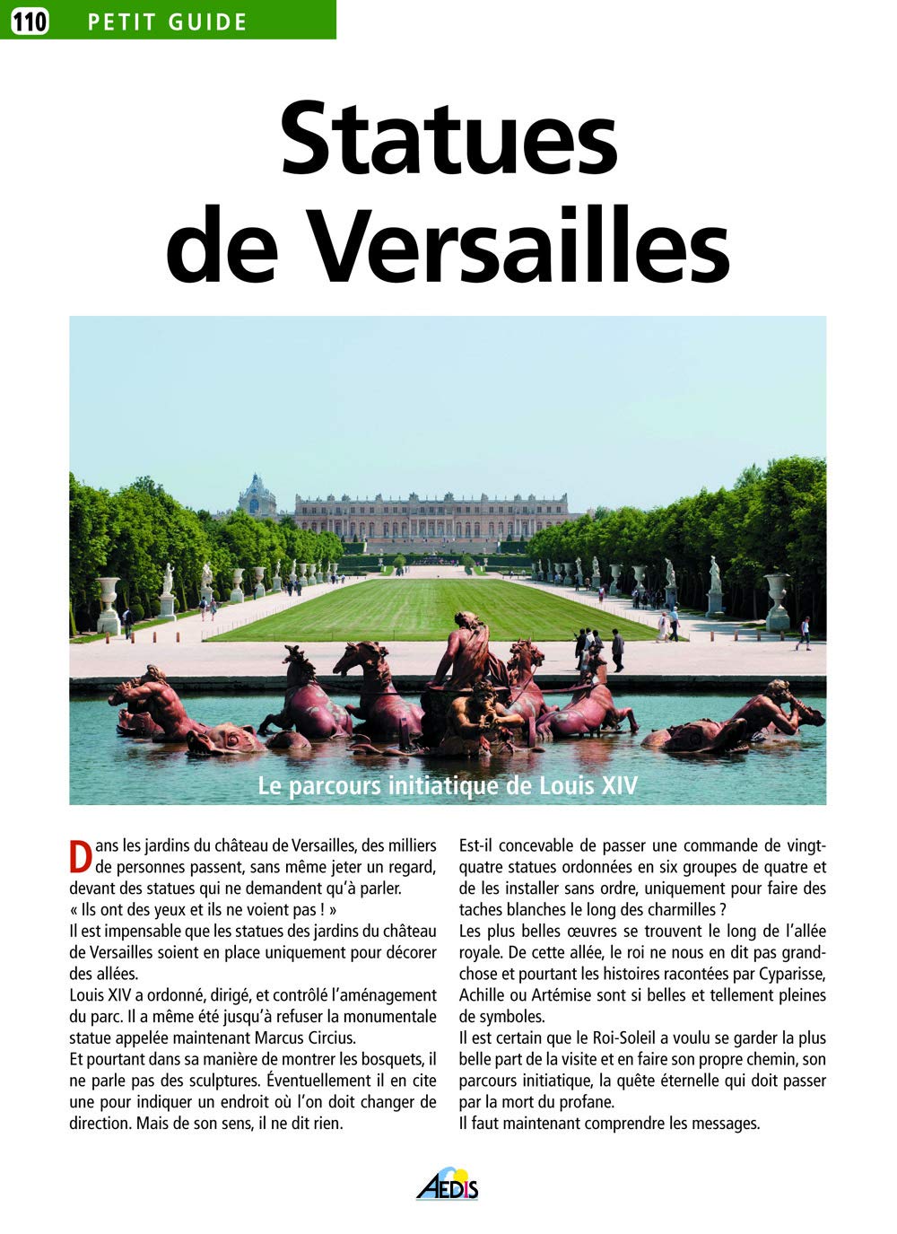 PG110 - Statues de Versailles 9782842591618