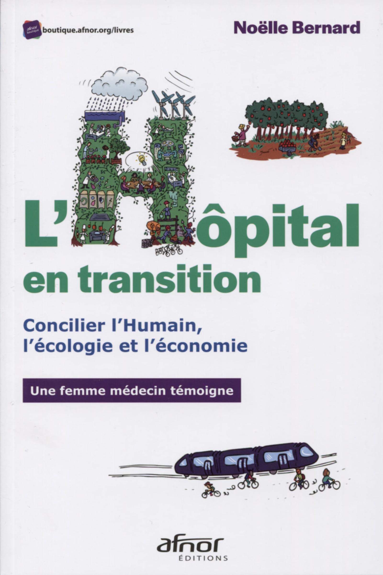 L'hôpital en transition: Concilier l'Humain, l'écologie et l'économie. Une femme médecin témoigne. 9782124657667