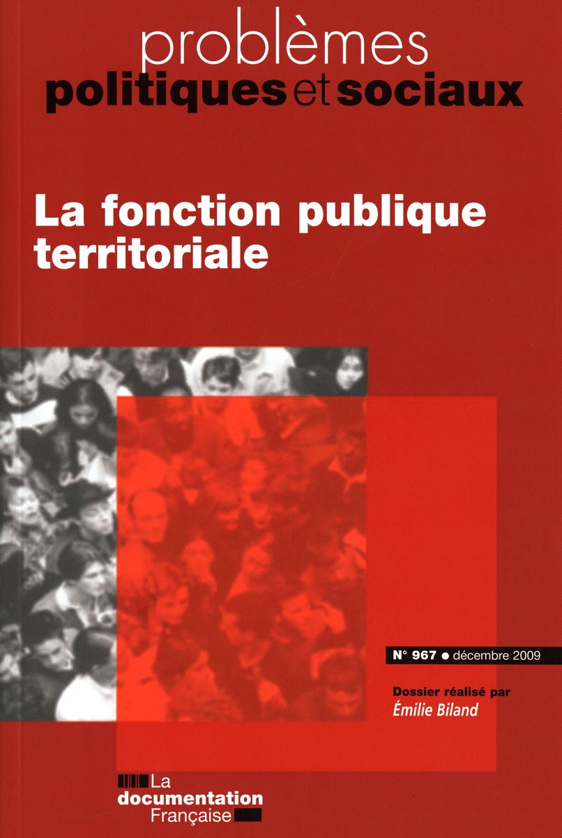 La fonction publique territoriale 3303332109678