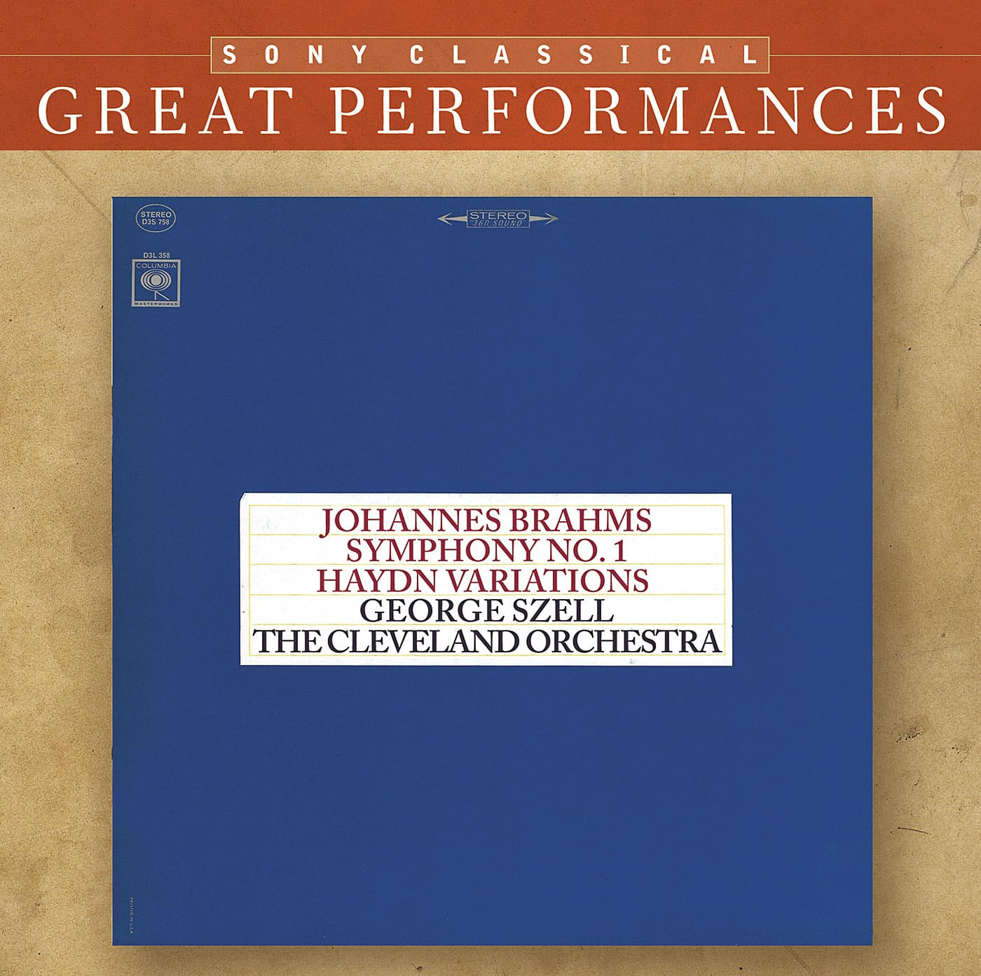 Brahms: Symphony No. 1; Variations on a Thème By Haydn; Five Hungarian Dances [Great Performances] 0828767876429