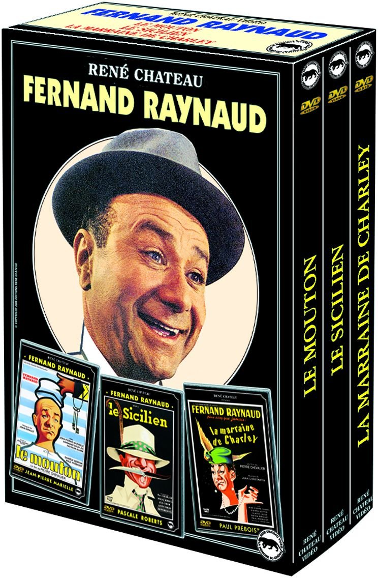 Coffret Fernand Raynaud 3DVD (Mouton, Le Sicilien, Marraine de Charley) 3294333033027