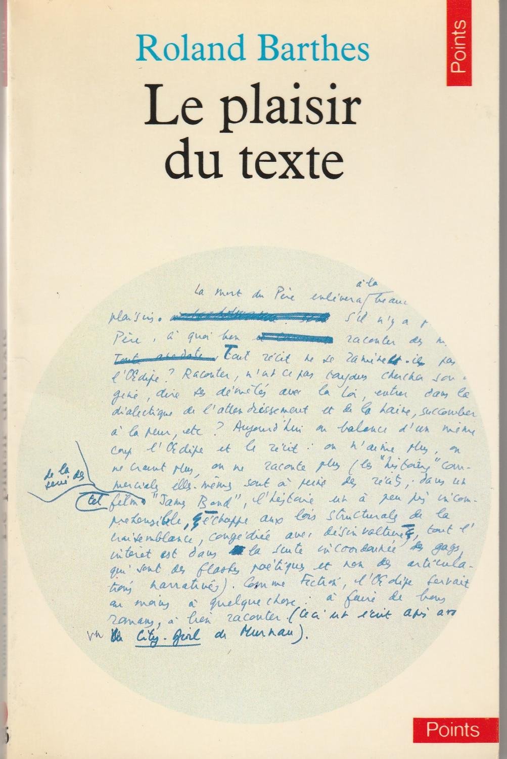 Le plaisir du texte 9782020060608