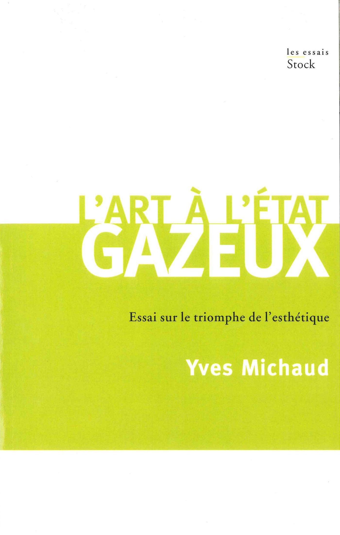 L'Art à l'état gazeux 9782234055551