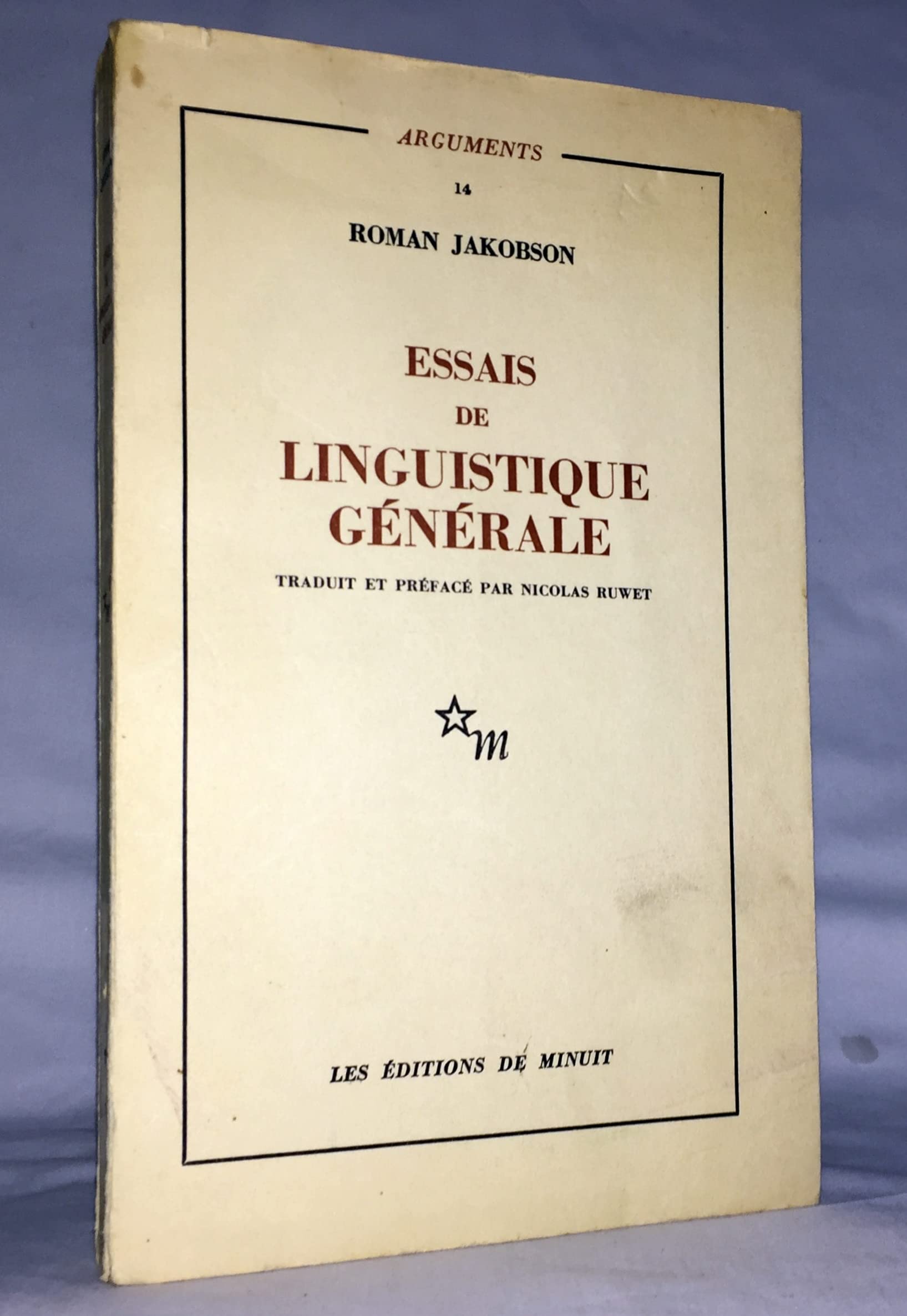 Essais de linguistique générale T1. Les fondations du langage 9782707300430