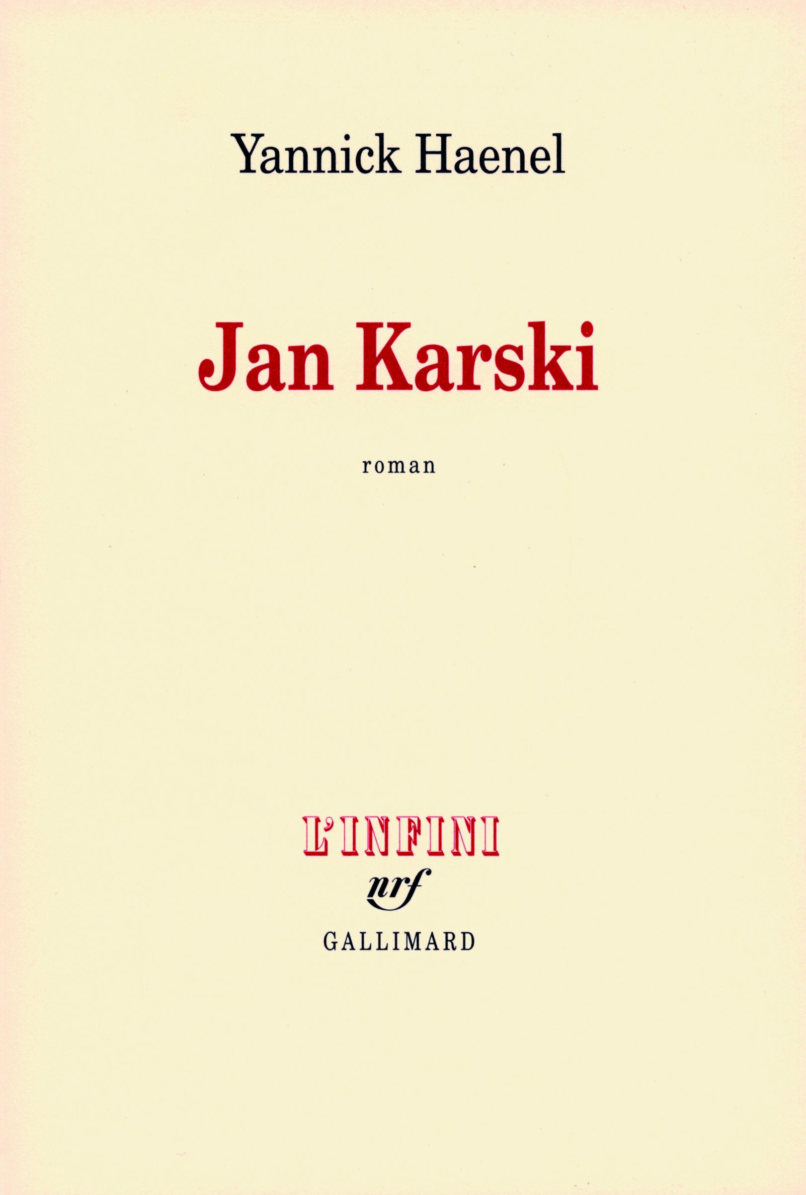 Jan Karski 9782070123117