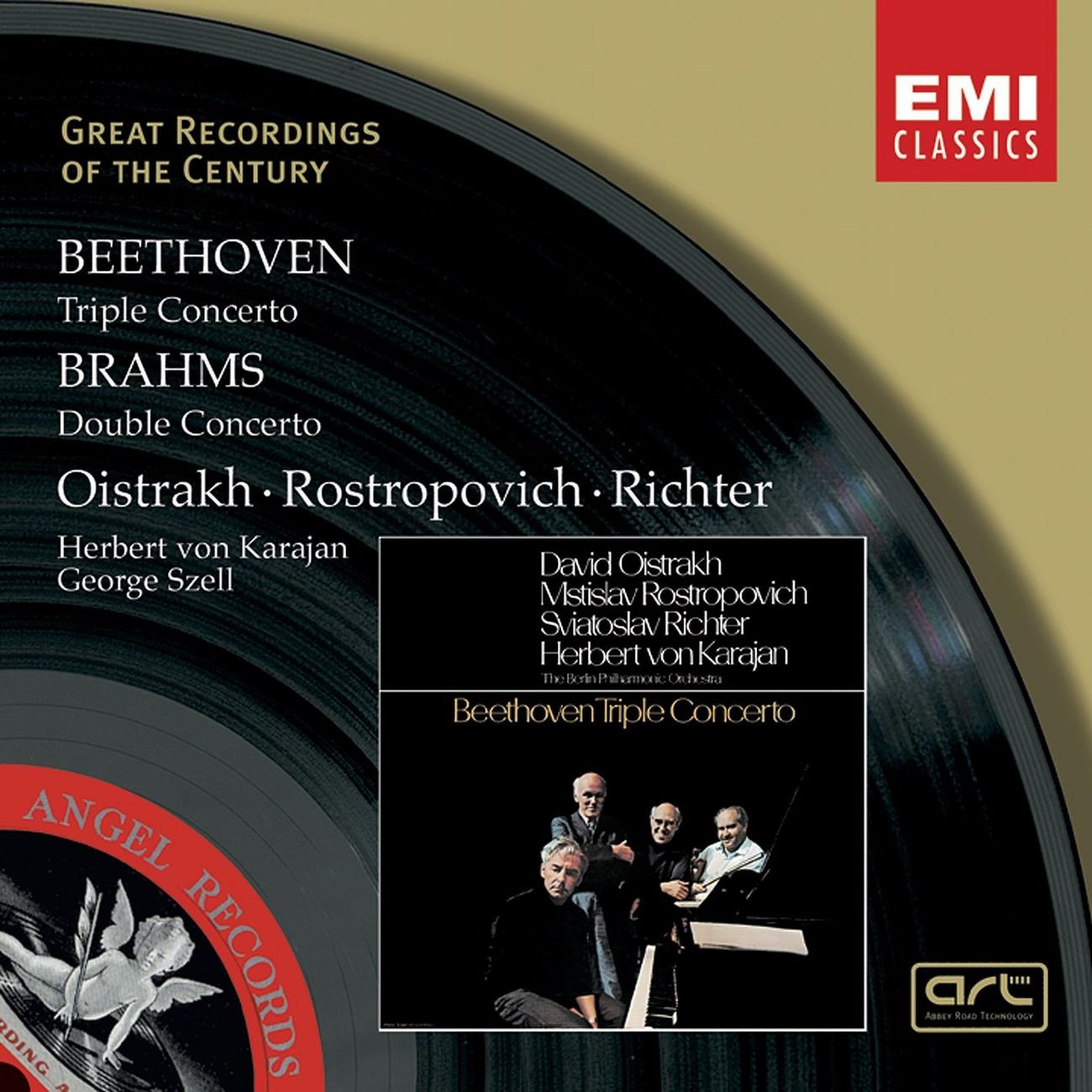 Beethoven : Triple concerto - Brahms : double concerto 0724356690226