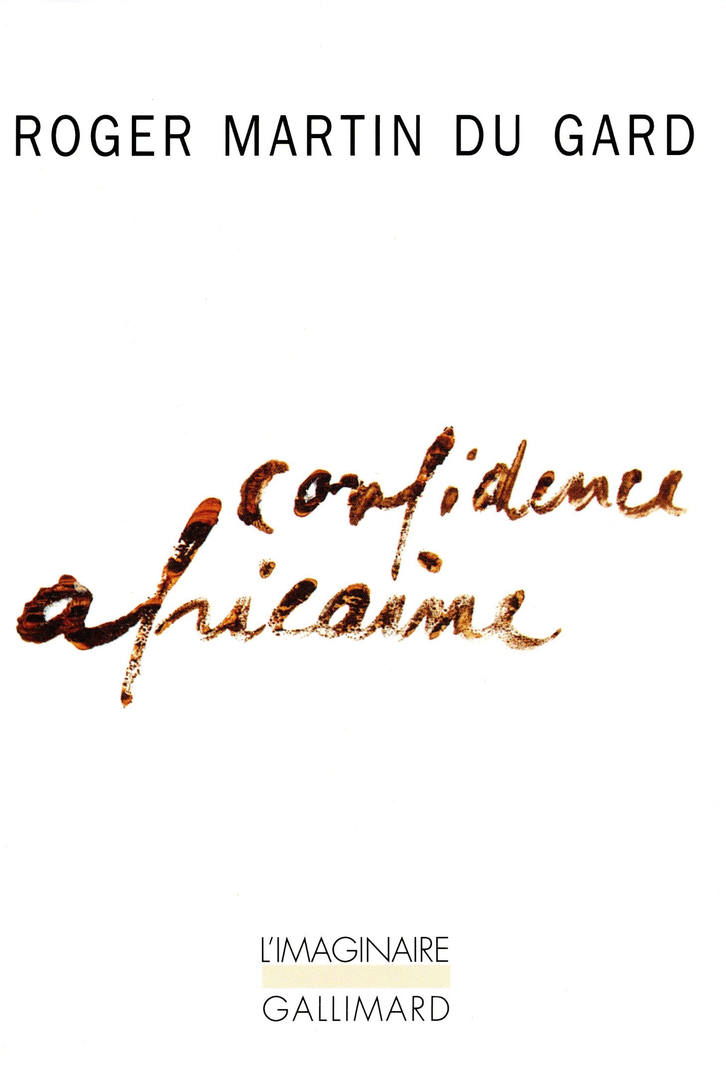 Confidence africaine 9782070741908