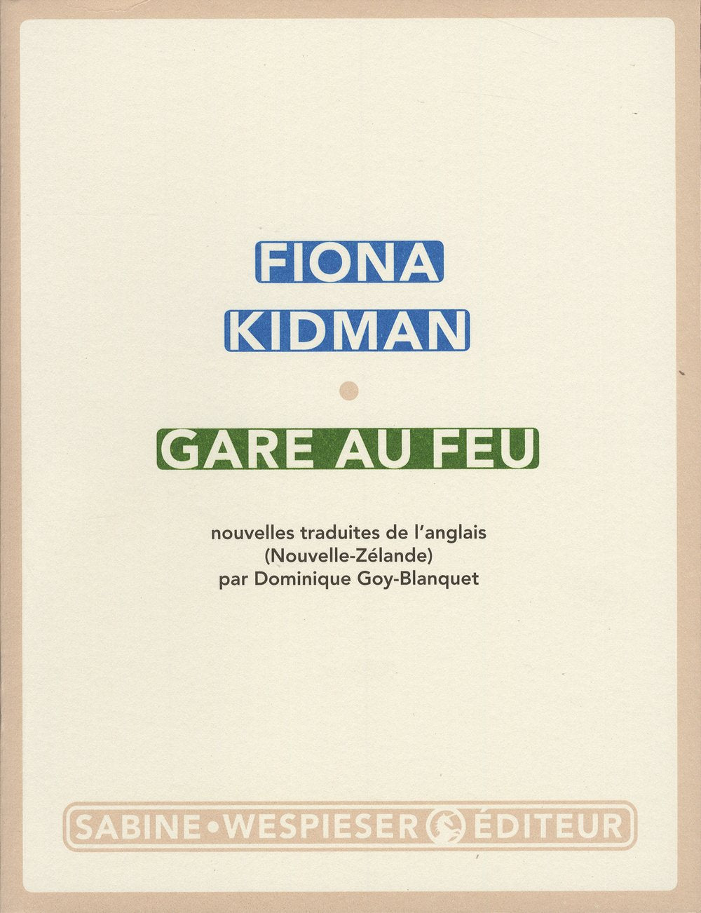 Gare au feu 9782848051130
