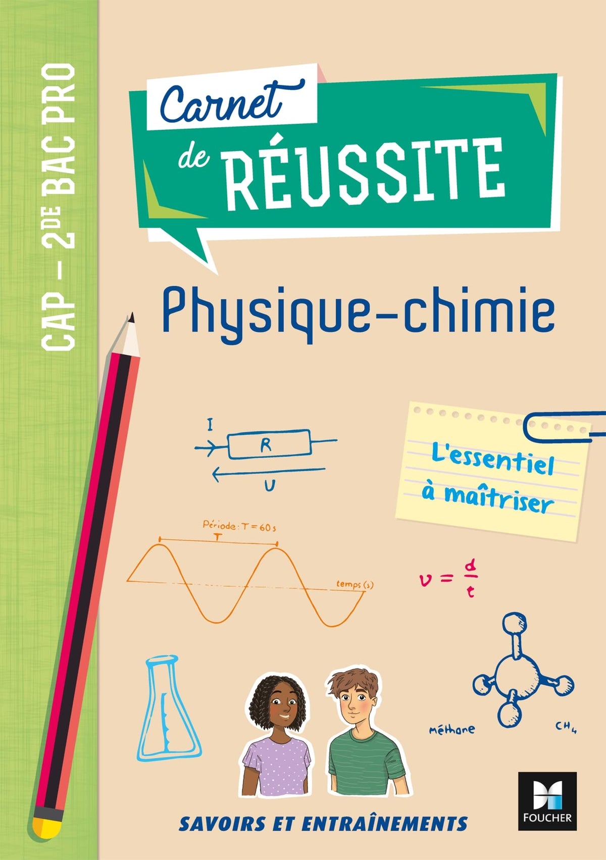 Carnet de réussite PHYSIQUE-CHIMIE - CAP - 2de Bac Pro - Ed. 2020 - Livre élève 9782216158959