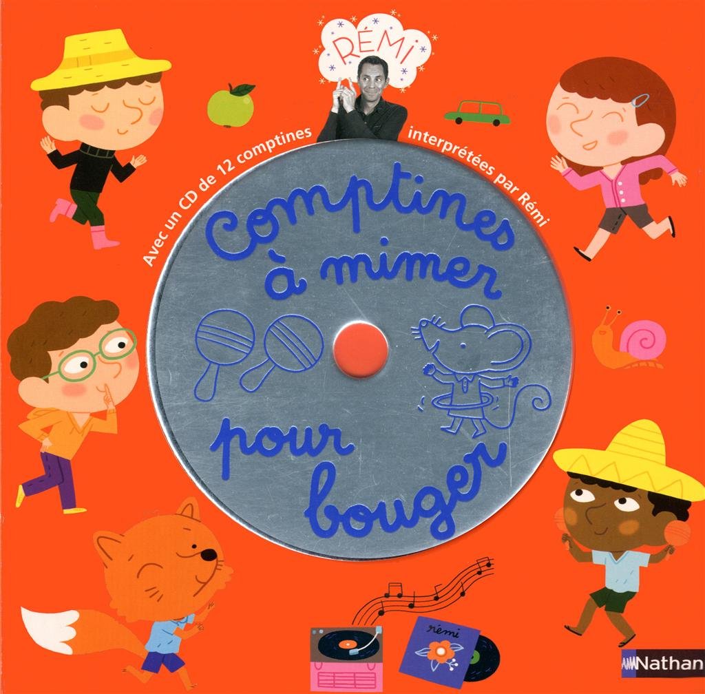 Comptines a mimer pour bouger livre + CD 9782092538265