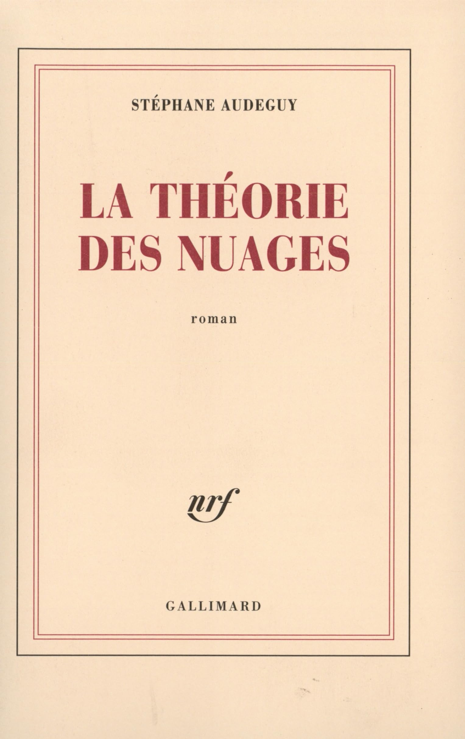 La théorie des nuages 9782070772506