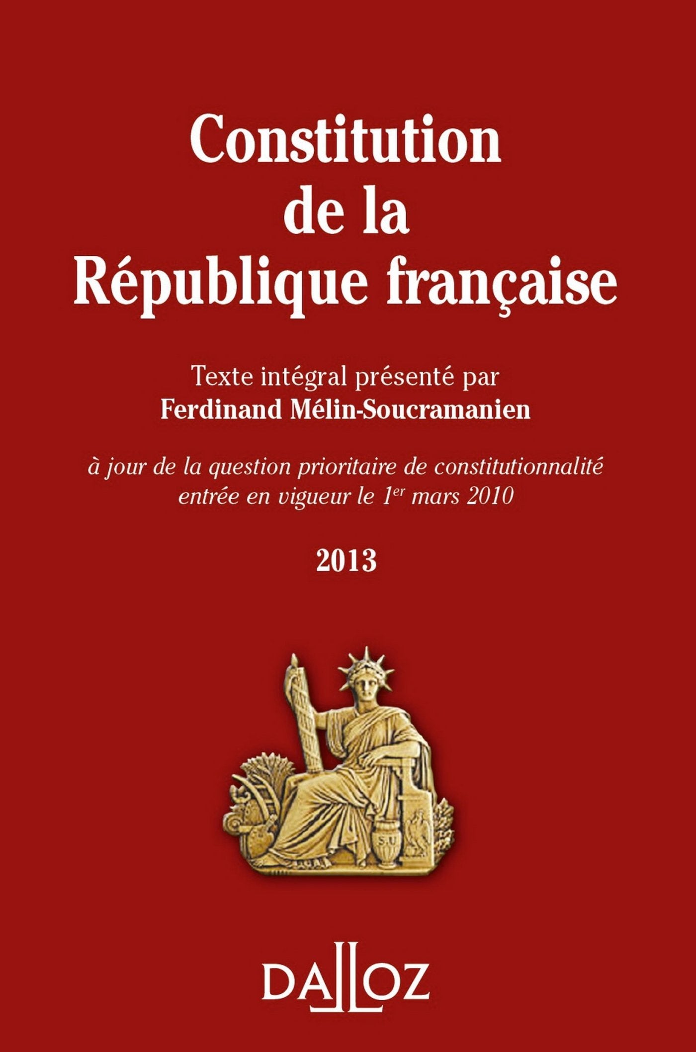 Constitution de la République française 9782247126637