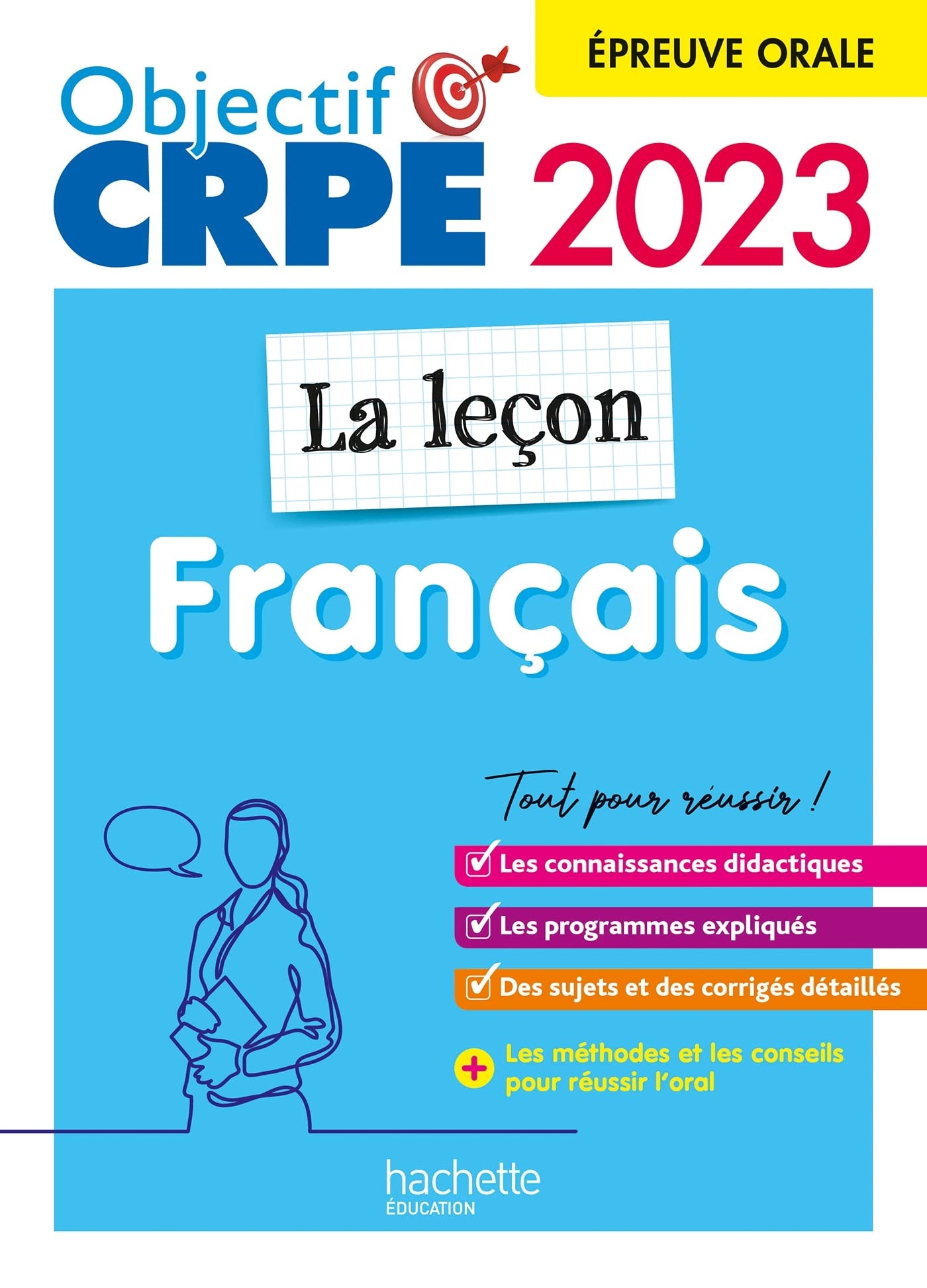 Objectif CRPE 2023 - Français - La leçon - épreuve orale d'admission 9782017186212