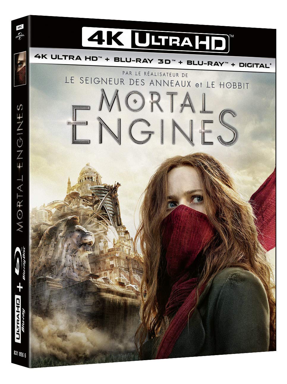 Mortal Engines [4K Ultra HD 3D + Blu-Ray + Digital] 5053083185664