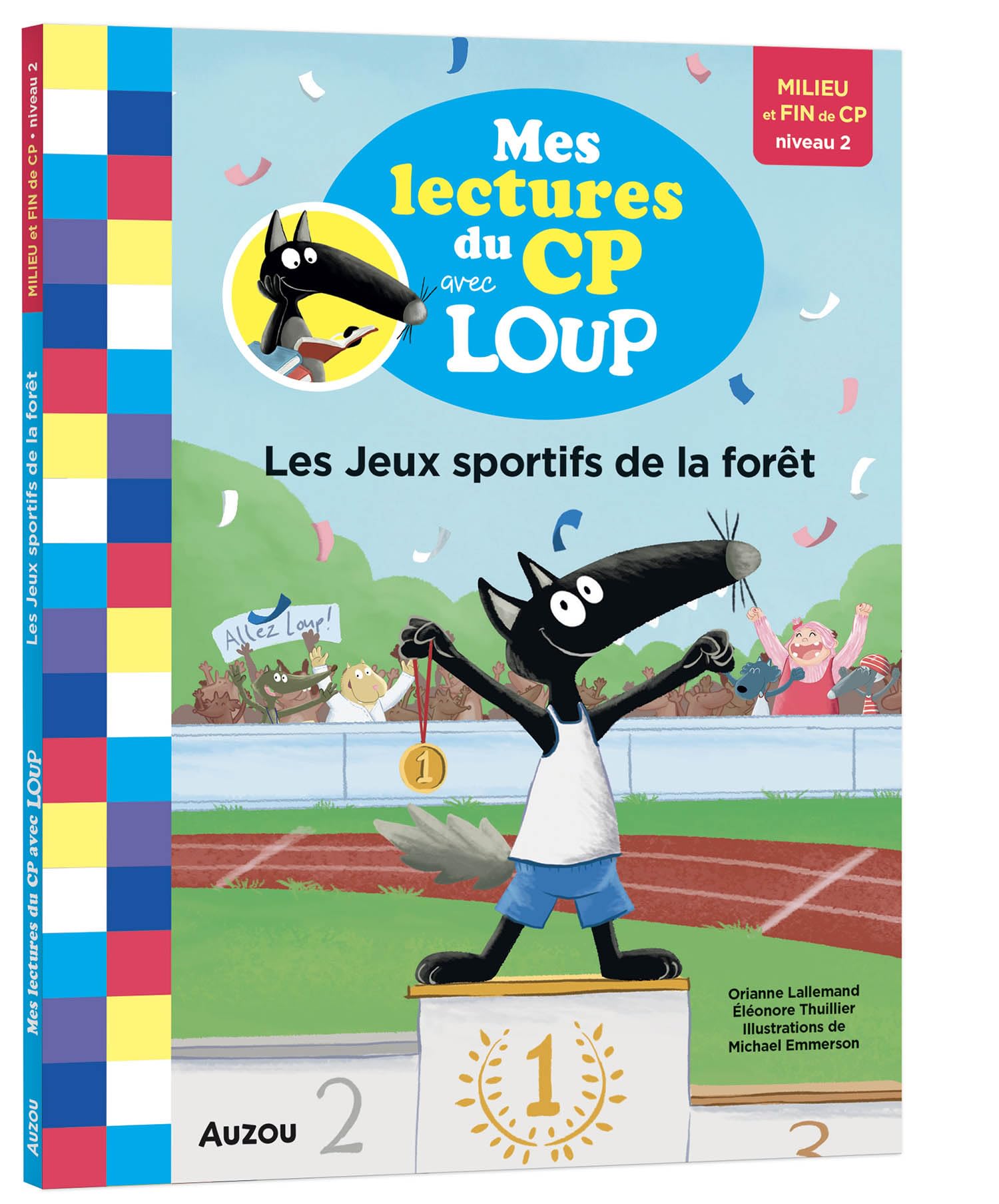 Mes lectures du cp avec loup - les jeux sportifs de la forêt 9791039539838