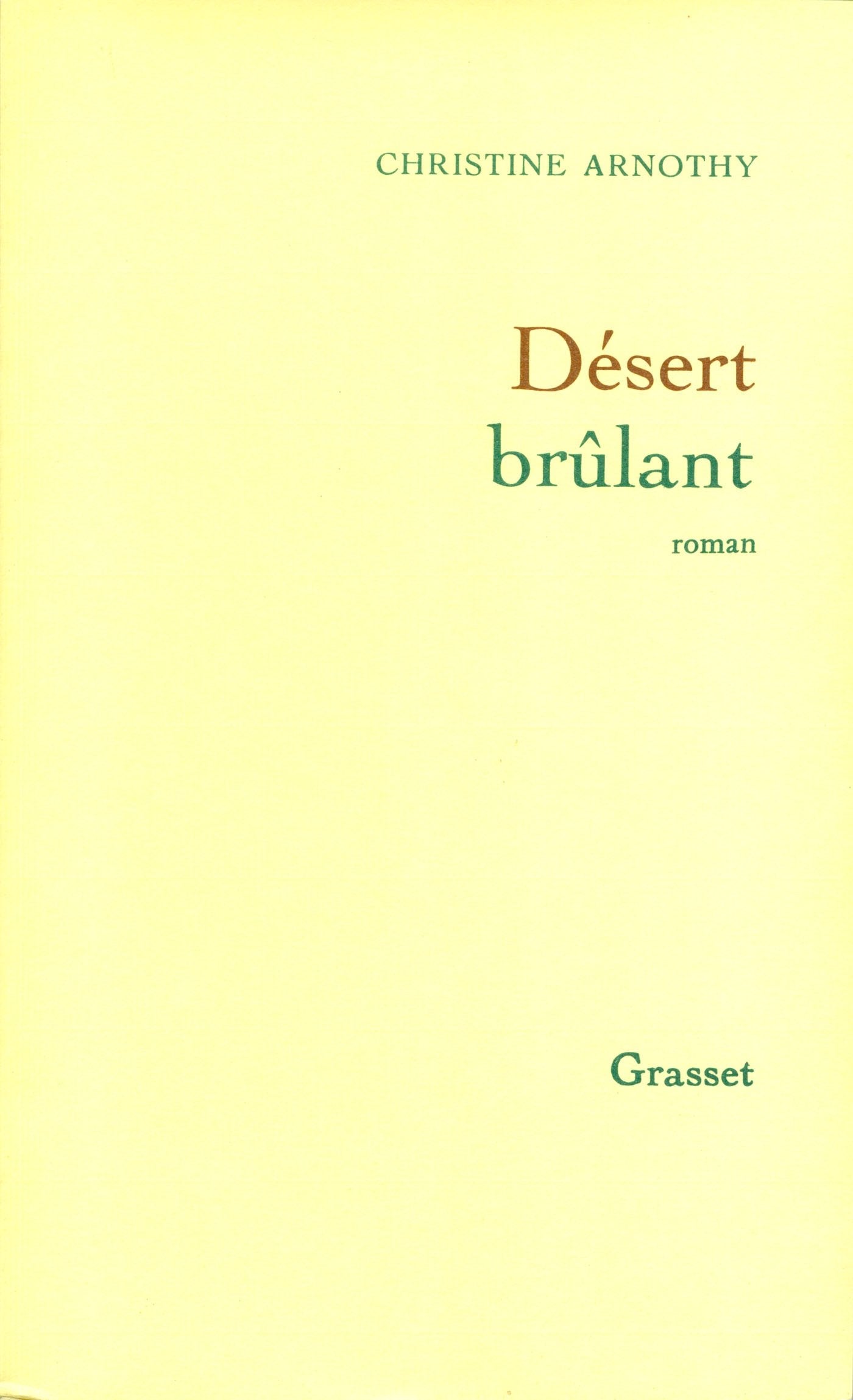 Désert brûlant 9782246416715