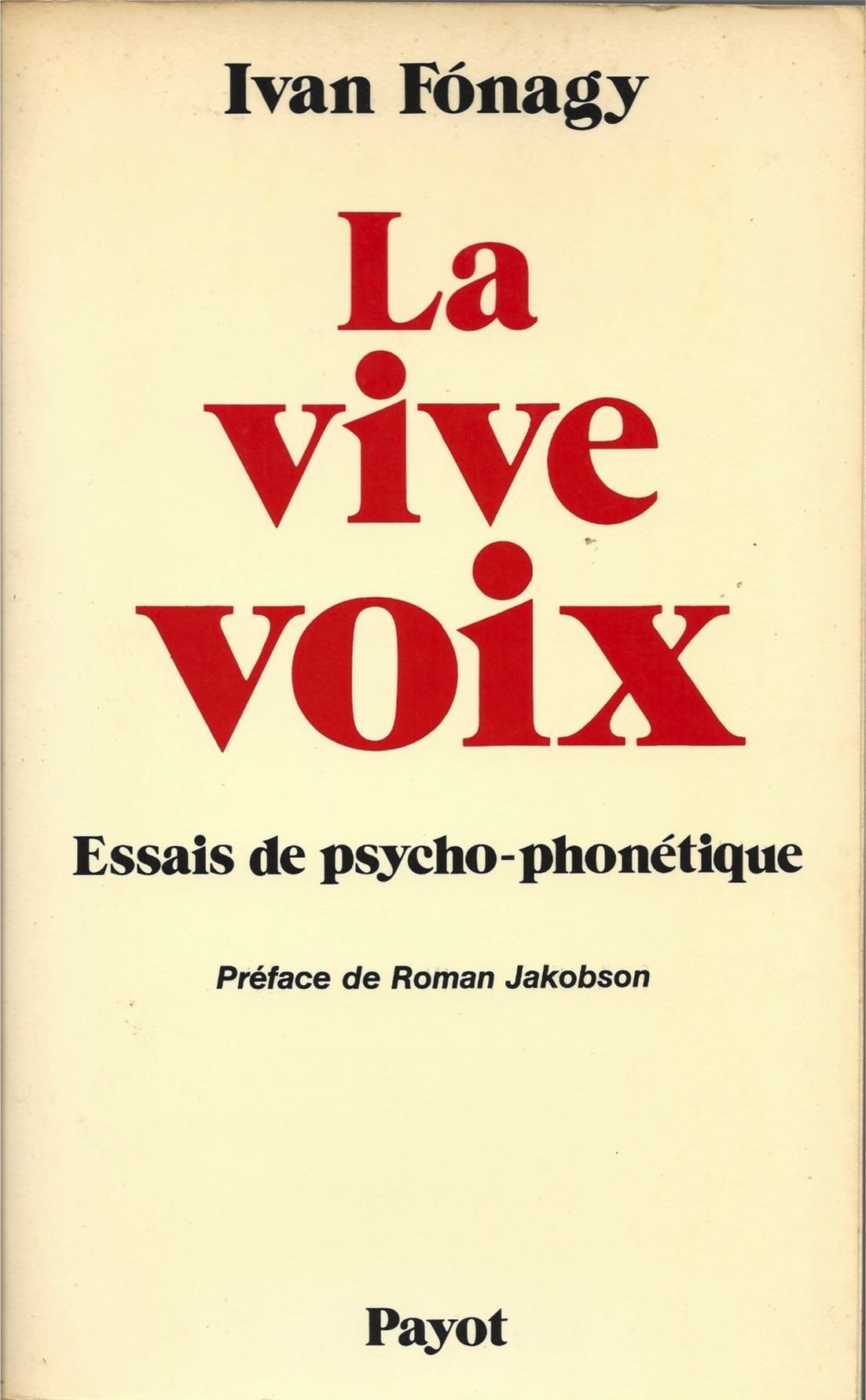 La vive voix 9782228131308