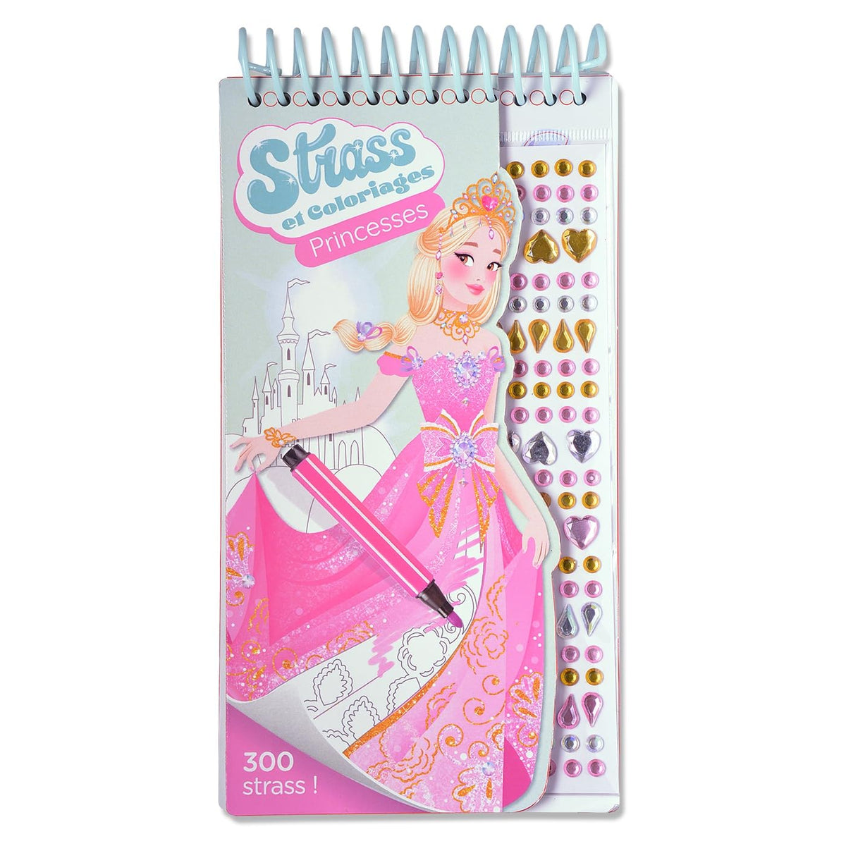 Strass et coloriages Princesses 9782809694765