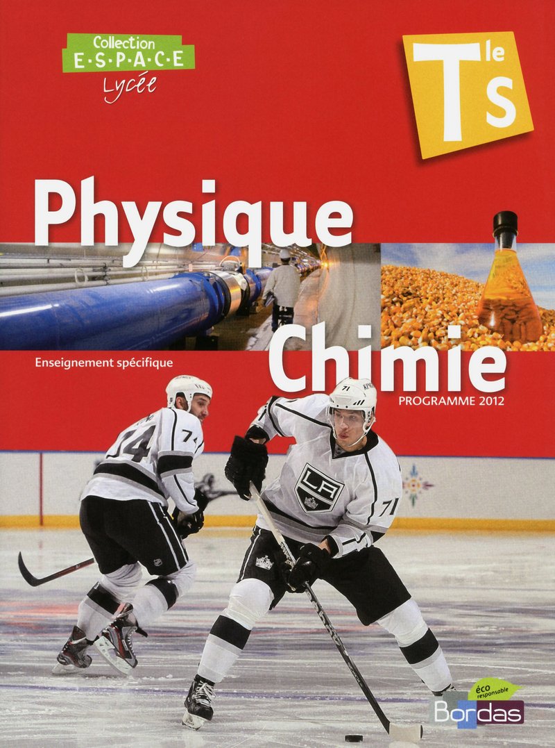 E.S.P.A.C.E Tle S * Manuel de l'élève Physique-Chimie Petit Format (Éd. 2012) 9782047329986