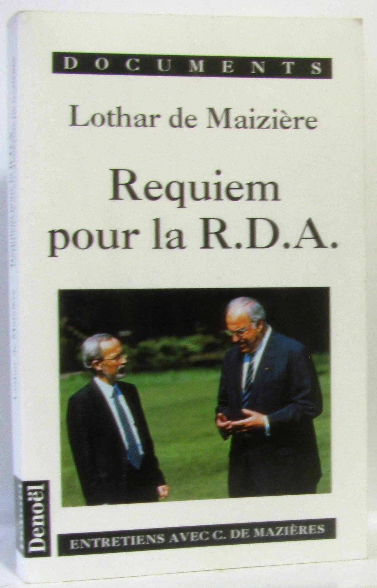 Requiem pour la R.D.A. 9782207244067