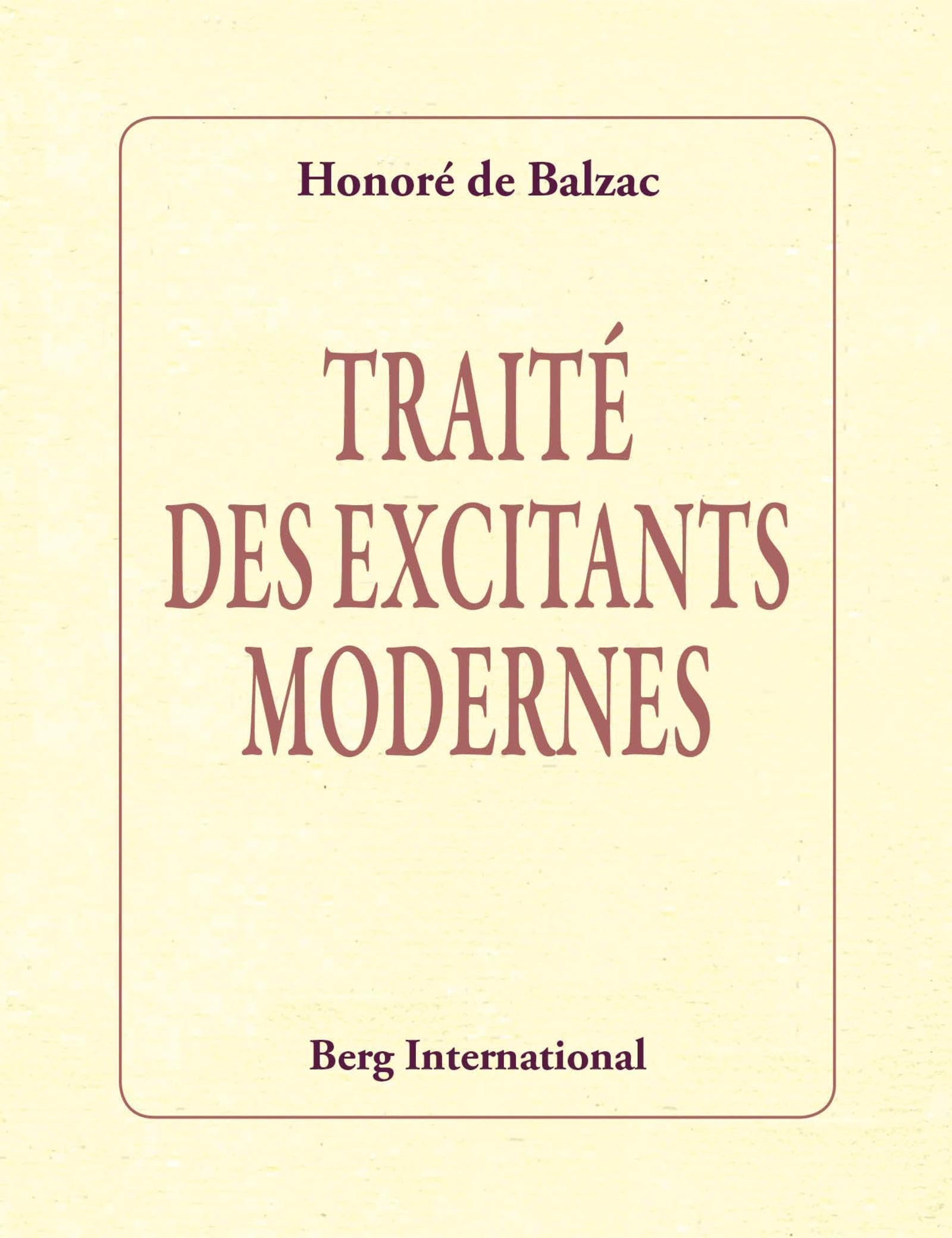 Traité des excitants modernes 9782370200556