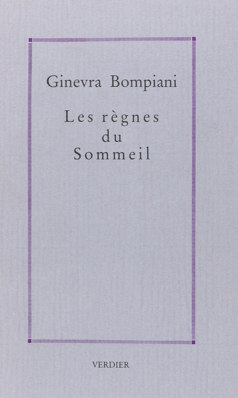 Les Règnes du sommeil 9782864320494