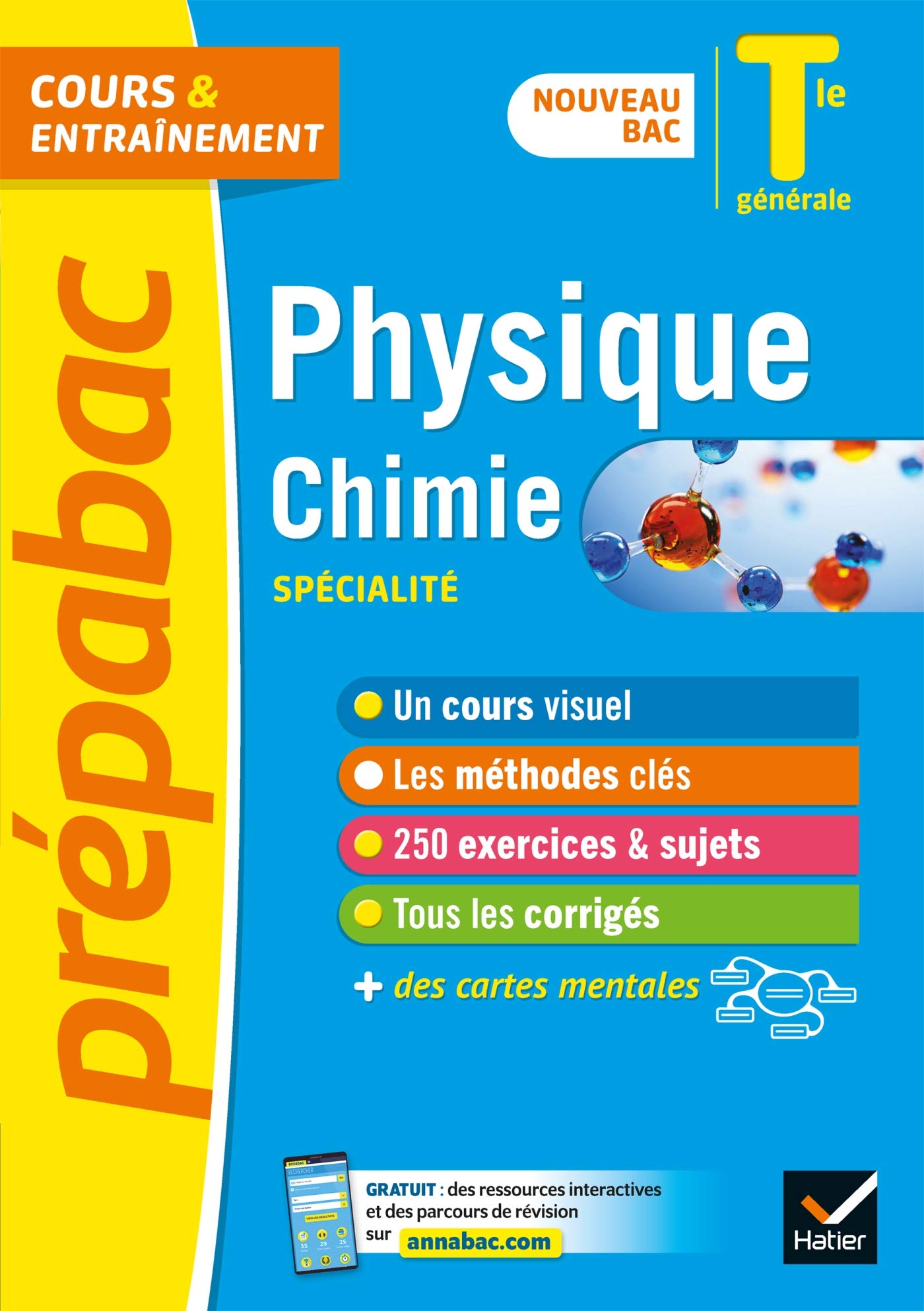 Prépabac Physique-Chimie Tle générale (spécialité) - Bac 2023: nouveau programme de Terminale 9782401064669