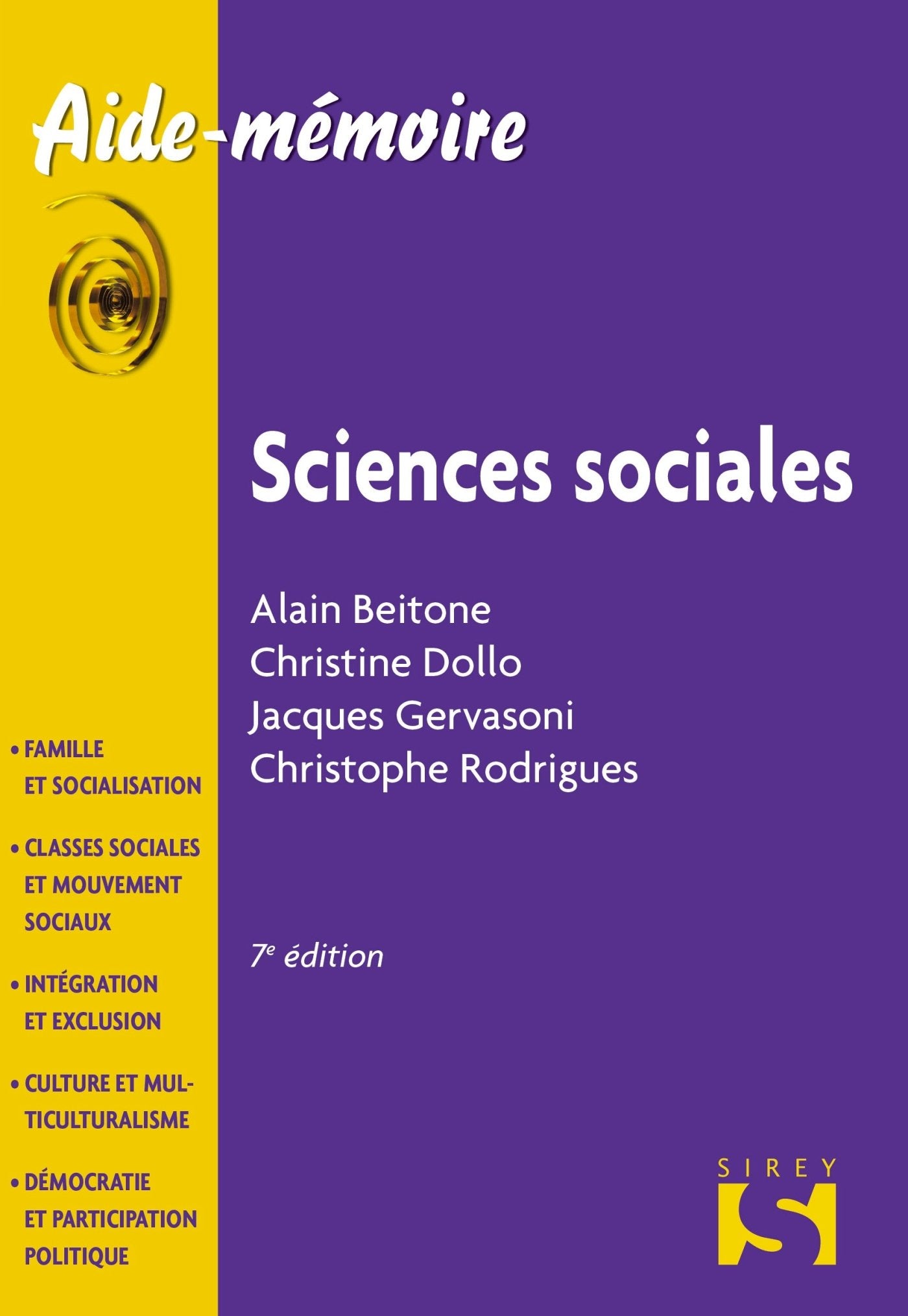 Sciences sociales 9782247120413