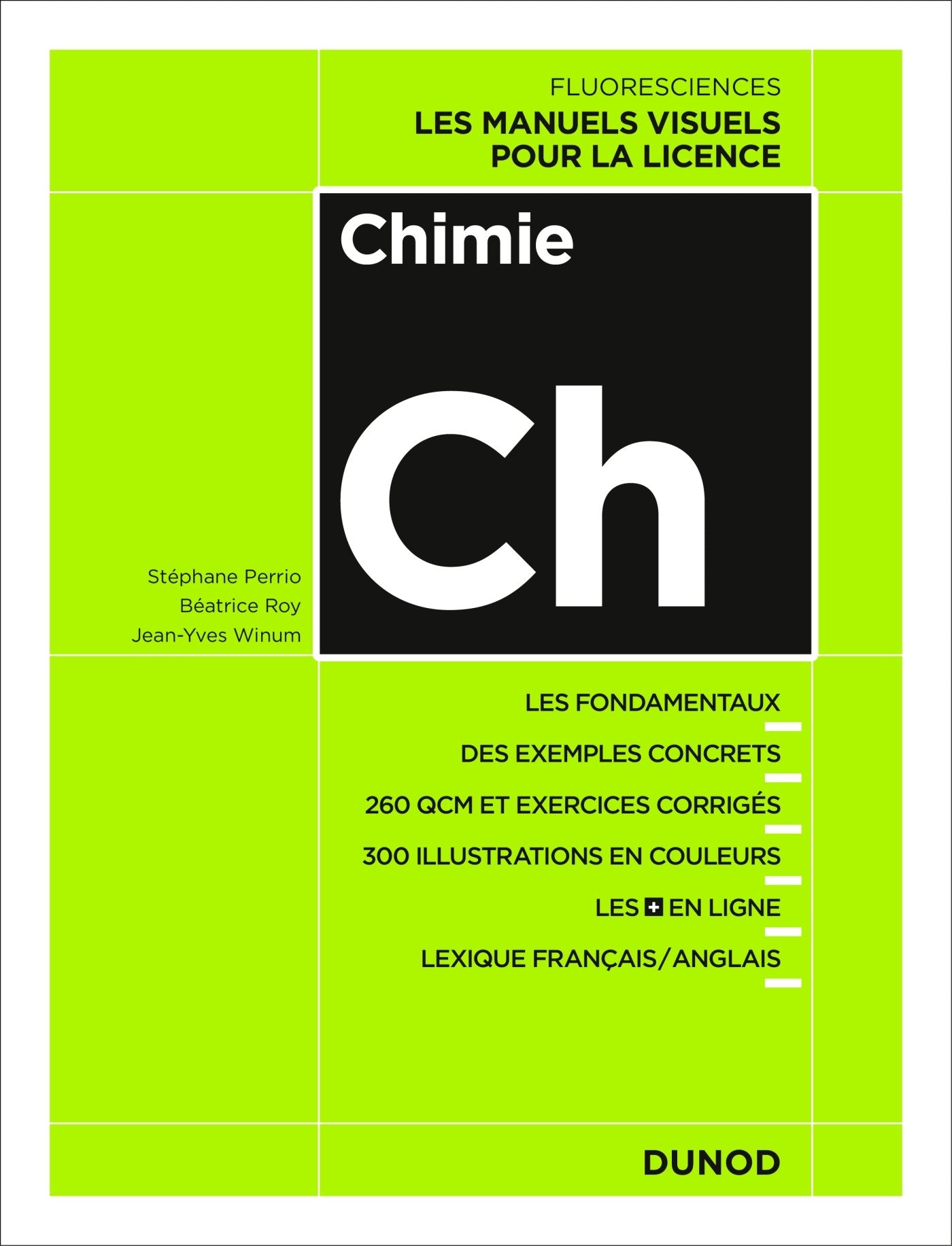 Chimie - Cours, exercices et méthodes: Cours, exercices et méthodes 9782100748310