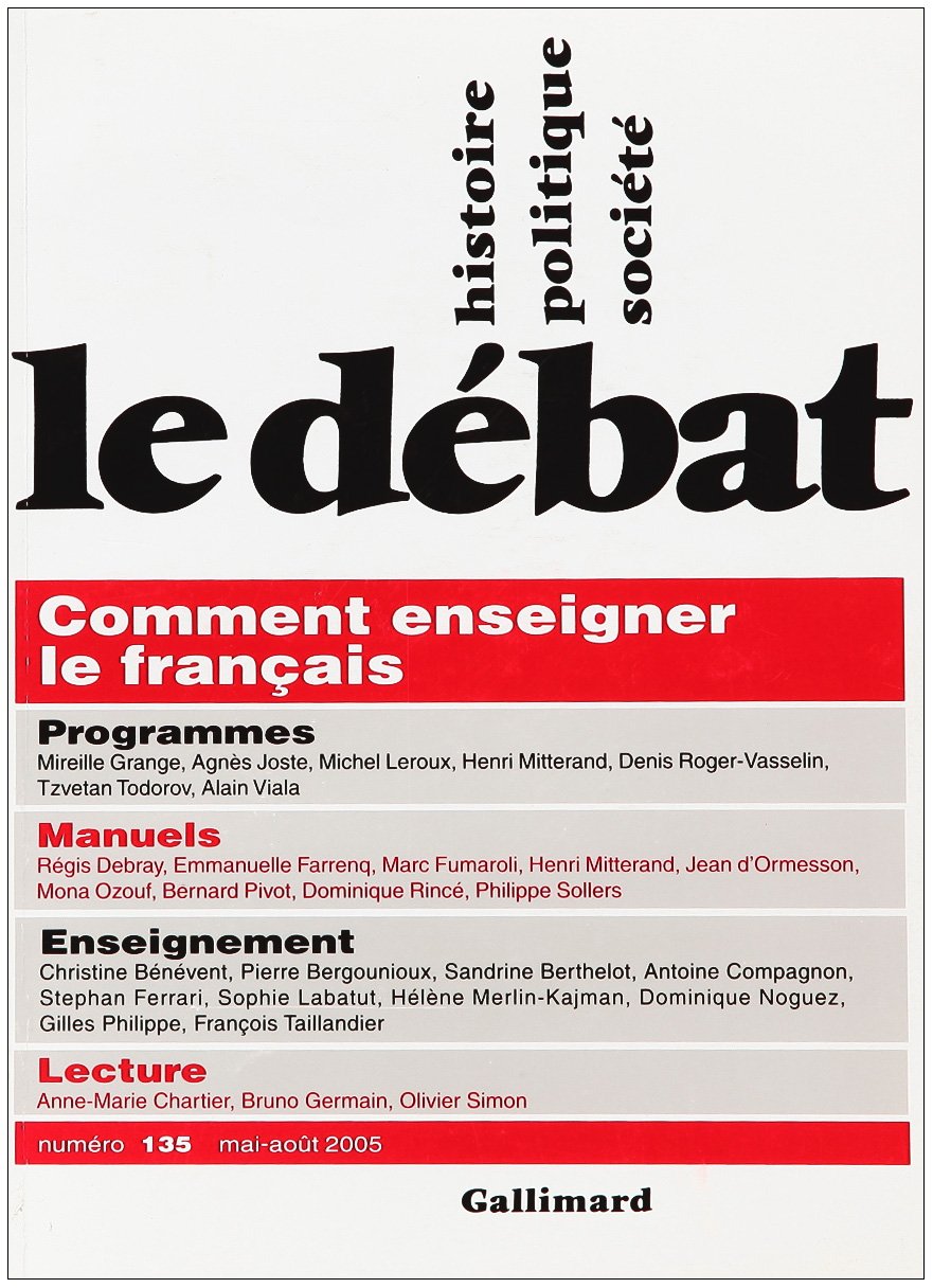 Le Débat 9782070774715