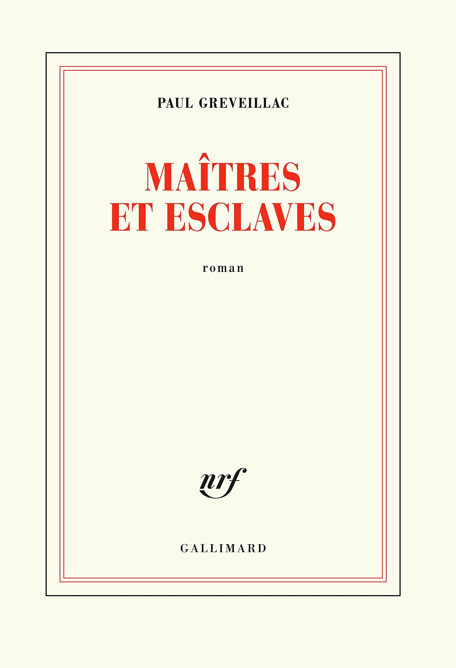 Maîtres et esclaves 9782072797248