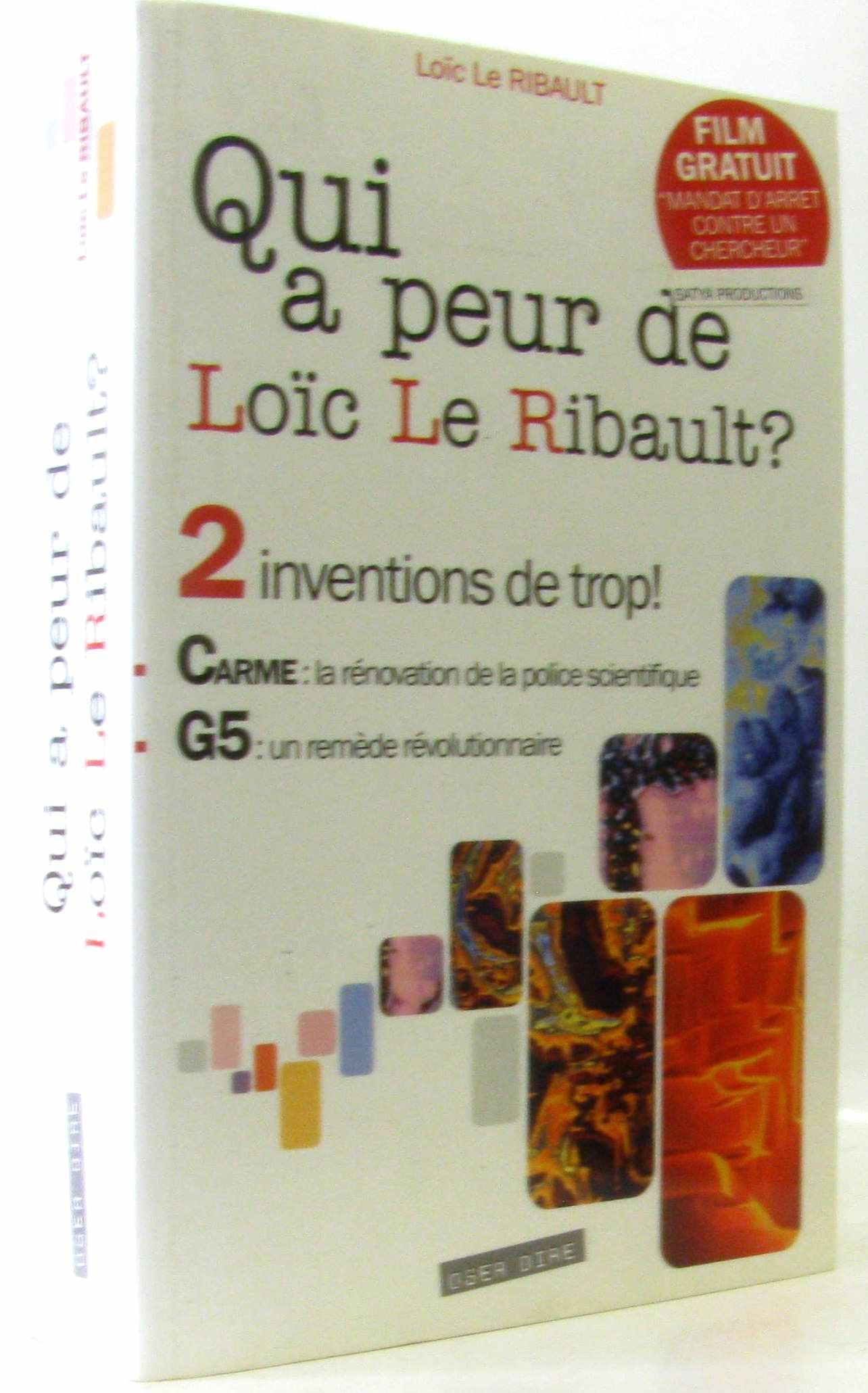 Qui a peur de Loïc Le Ribault ? (+1 DVD) 9782919937028